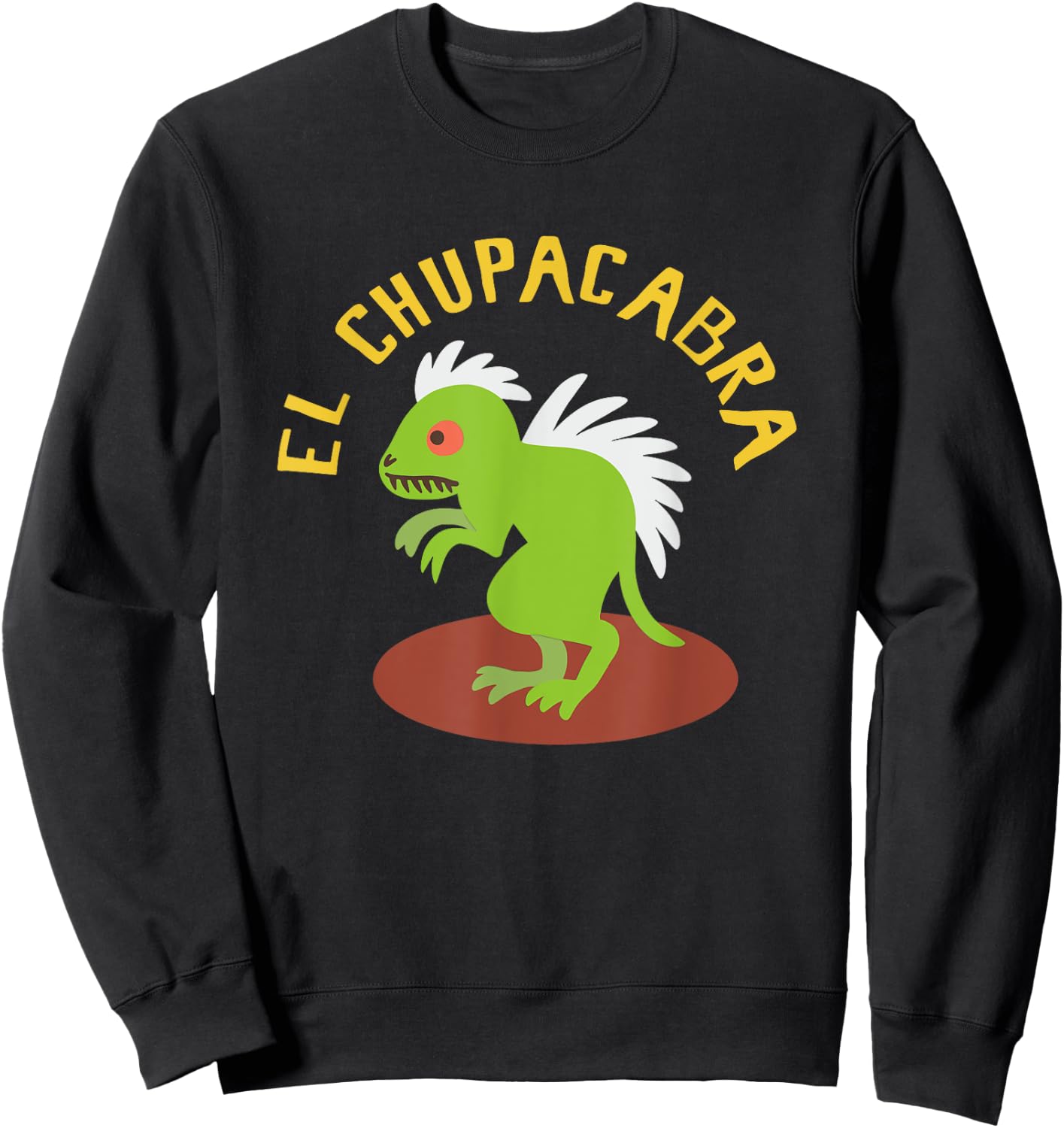 El Chupacabra, Cryptid Fandom Sweatshirt - Sweatshirt | Black