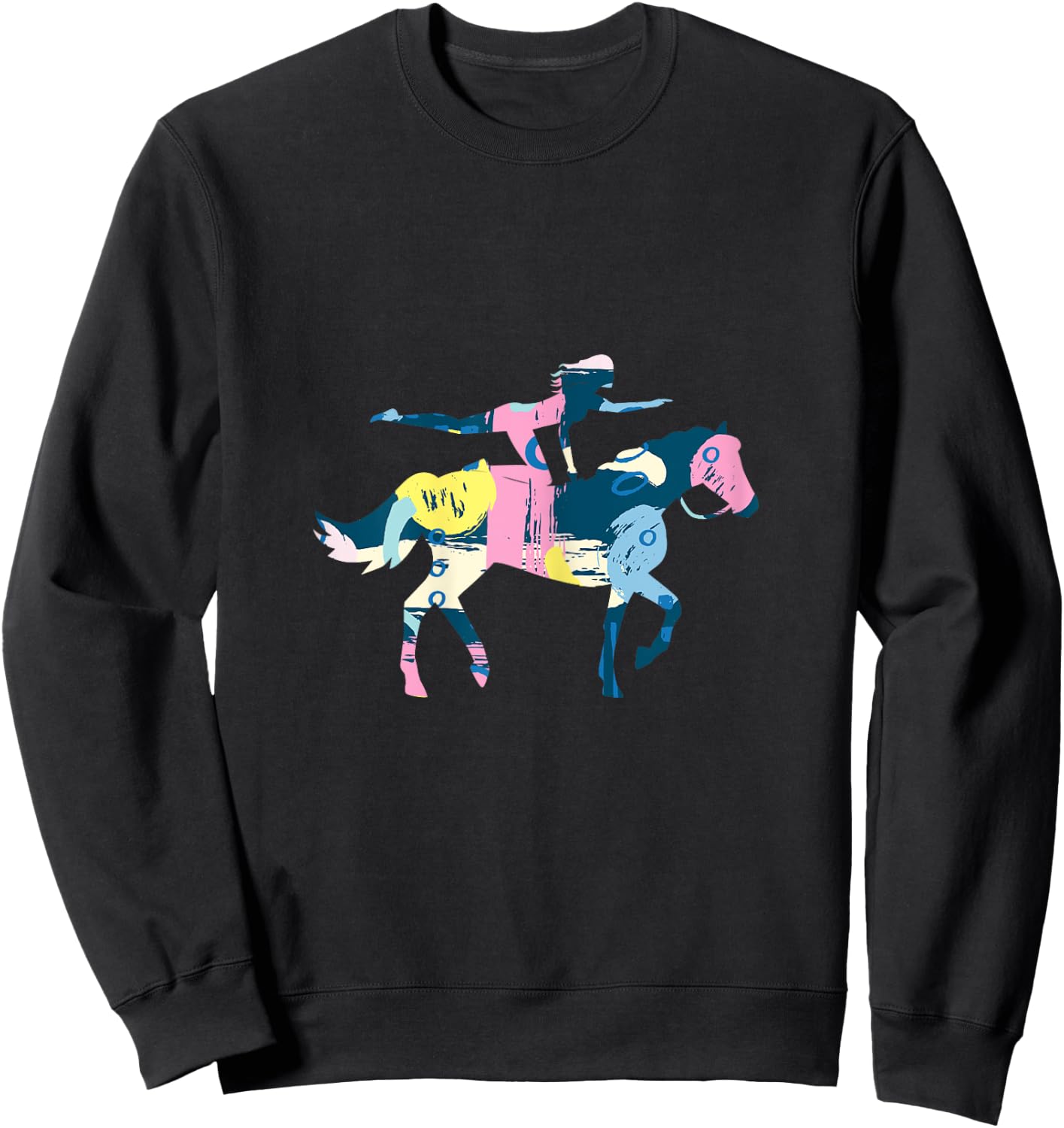Vaulting Horse Sports Rider Volti Horse Riding Gift Sweatshirt - Sweatshirt | Black