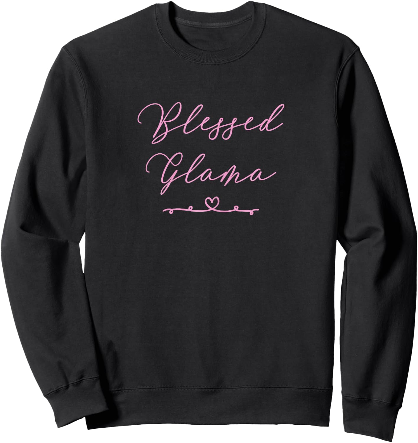 Blessed Glama Sweatshirt - Sweatshirt | Black