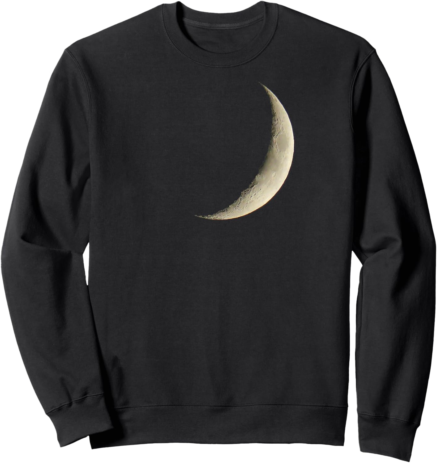 Beautiful Crescent Moon - Lunar Lovers Sweatshirt - Sweatshirt | Black