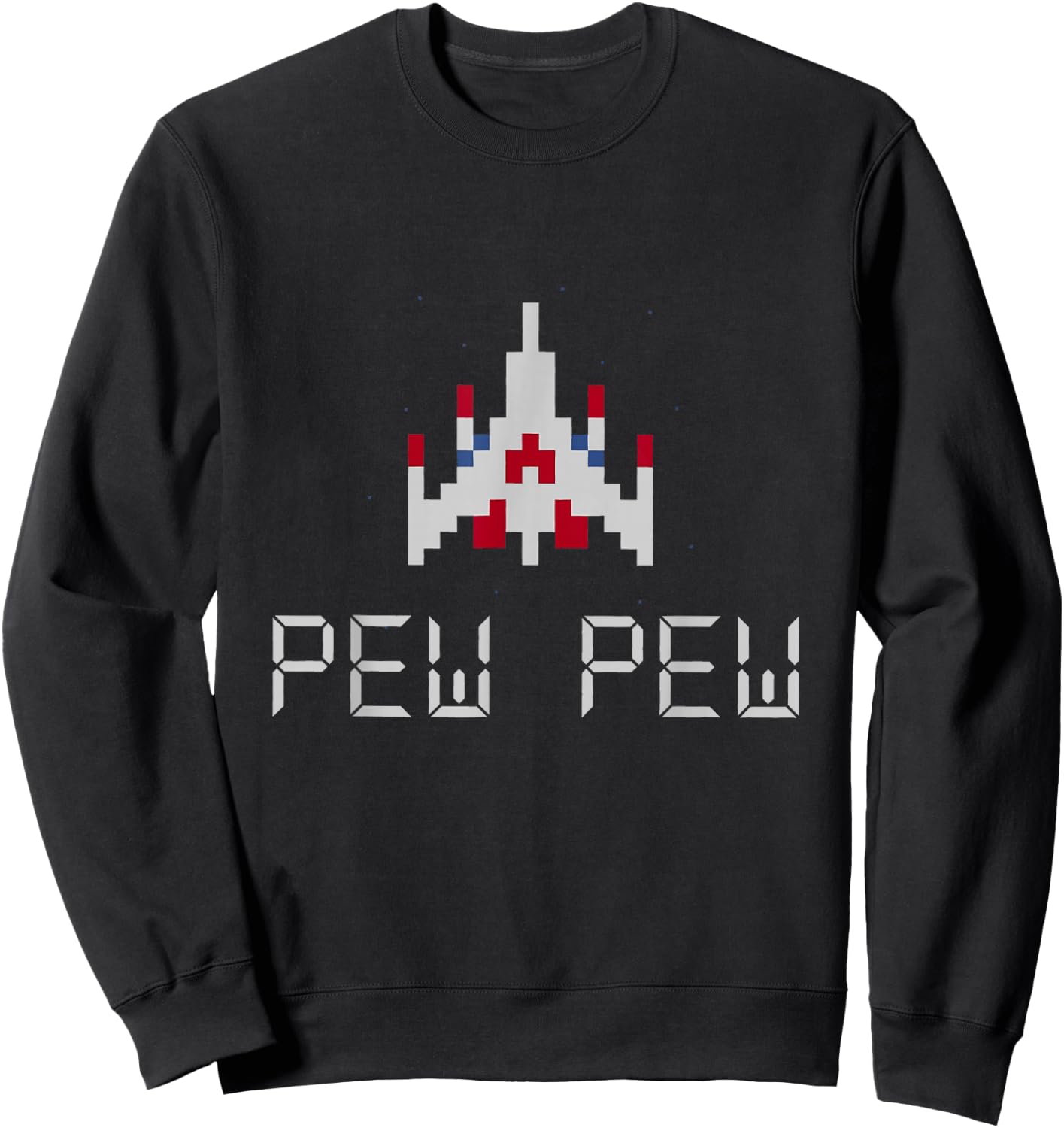 Arcade Retro video game ship Sweatshirt - Sweatshirt | Black