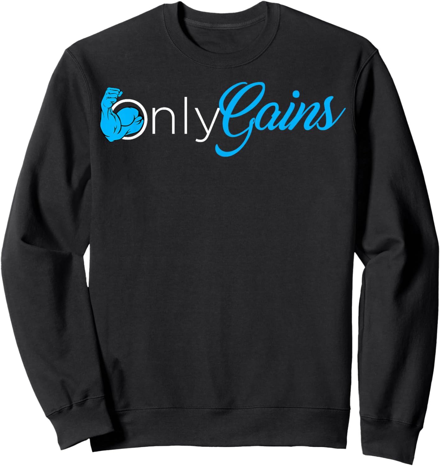 Only Gains Sweatshirt - Sweatshirt | Black