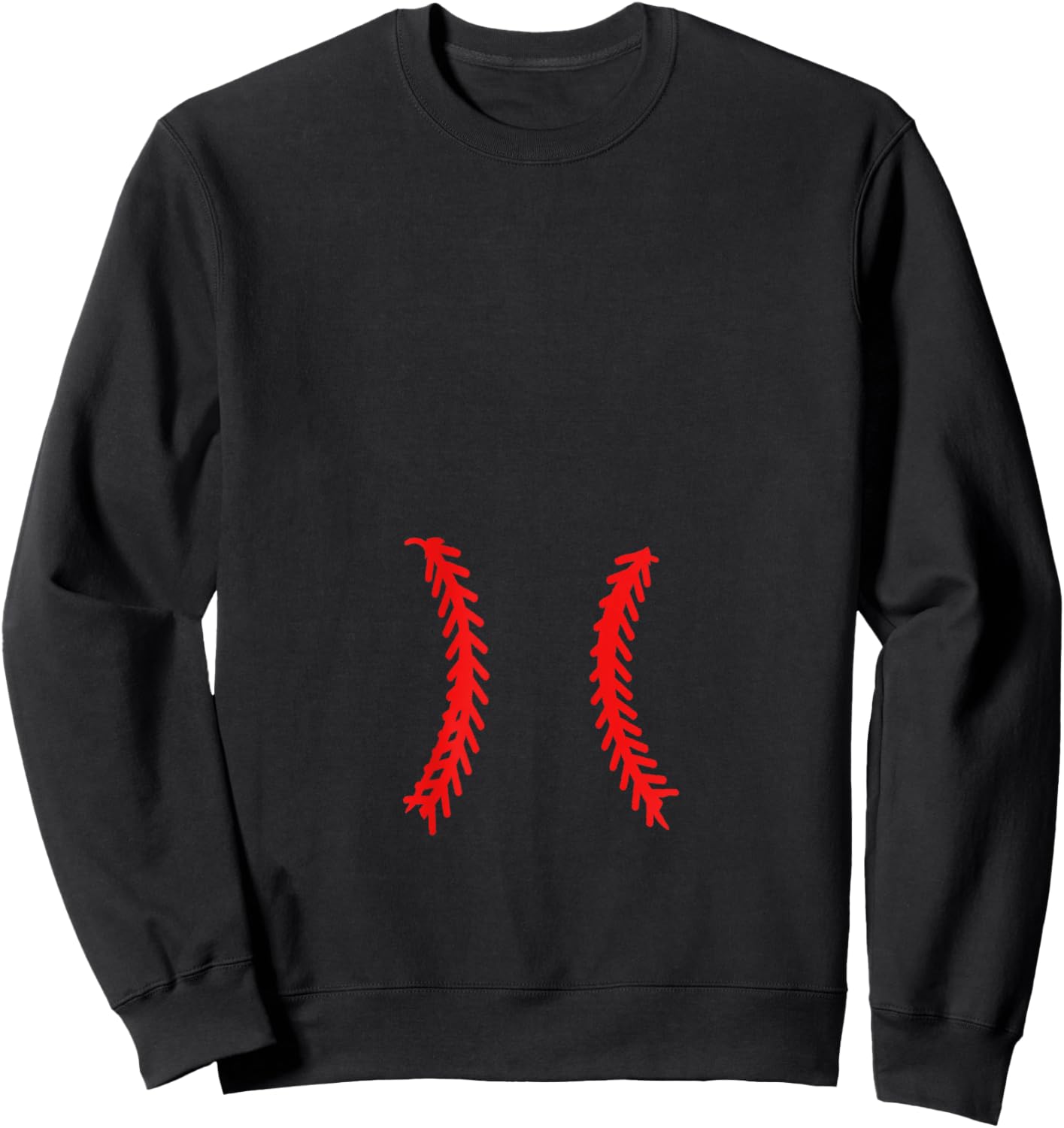 Pregnant Baseball Mom Pregnancy Announcement Sweatshirt - Sweatshirt | Black