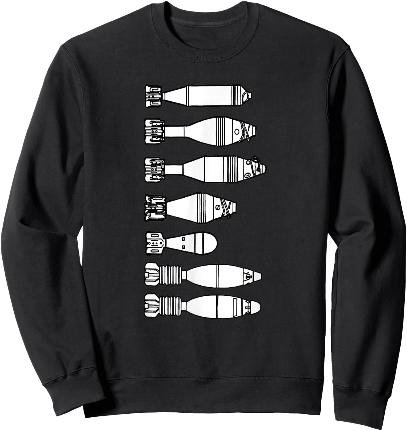 Mortarman Infantry Fragmentation Incendiary Rounds 11B 11C Sweatshirt - Sweatshirt | Black
