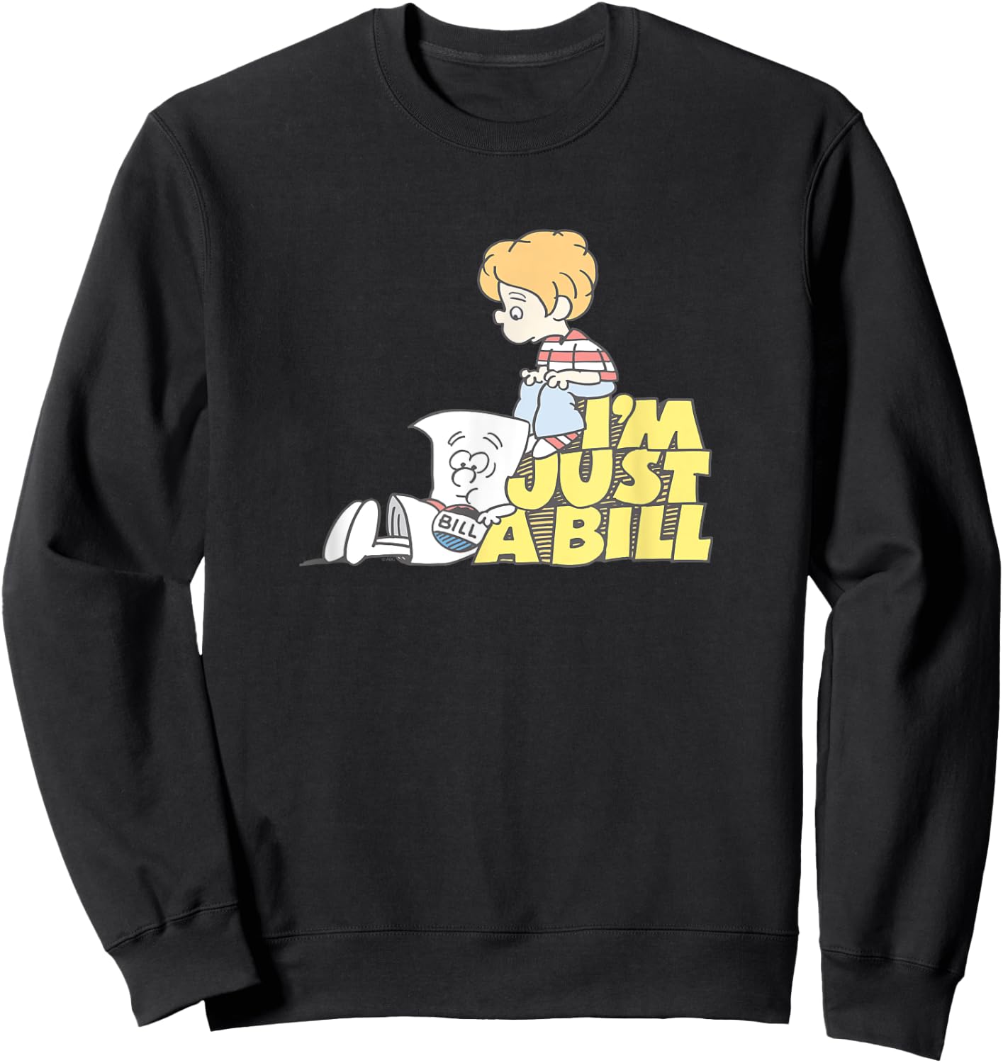 Ripple Junction x Schoolhouse Rock I'm Just A Bill Sweatshirt - Sweatshirt | Black