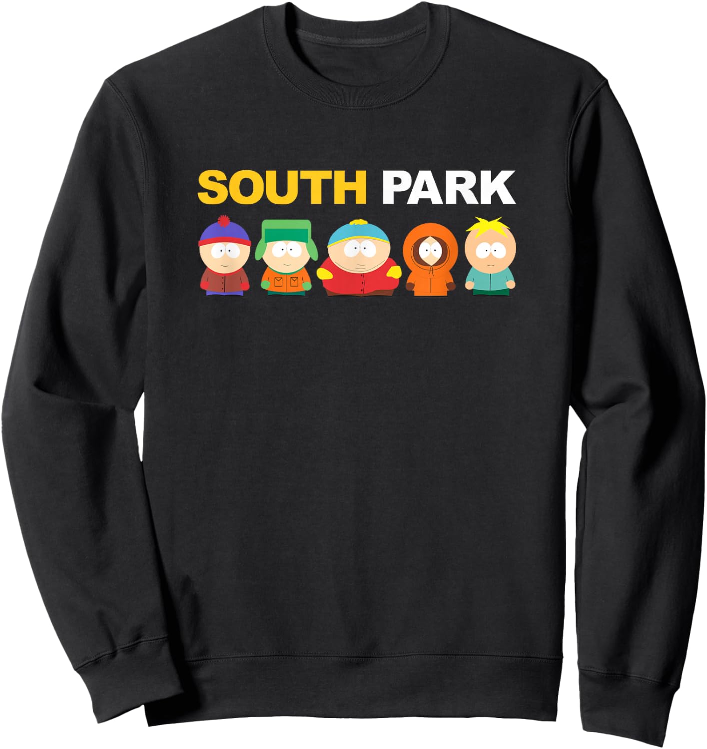 South Park Gang Under Logo Sweatshirt - Sweatshirt | Black