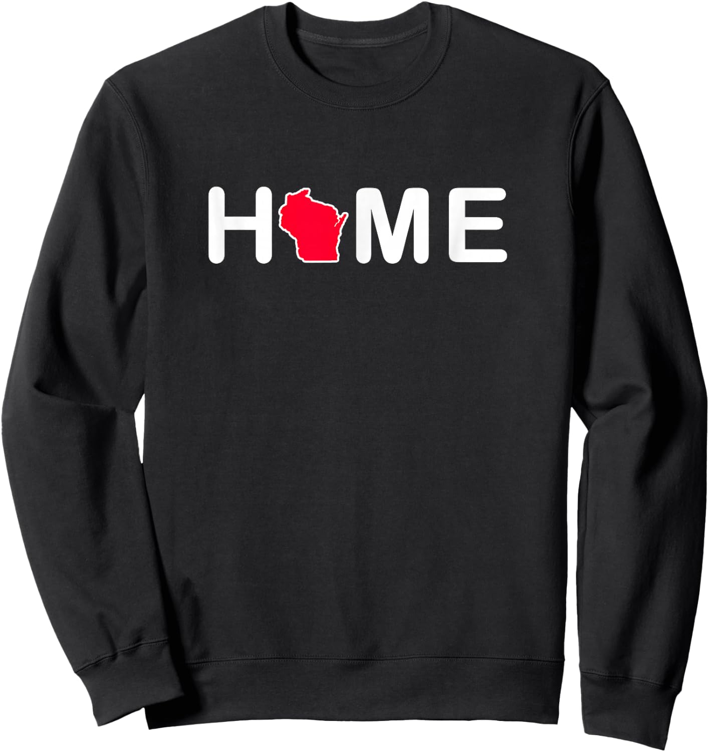 WISCONSIN - Home State - Classic Sweatshirt - Sweatshirt | Black