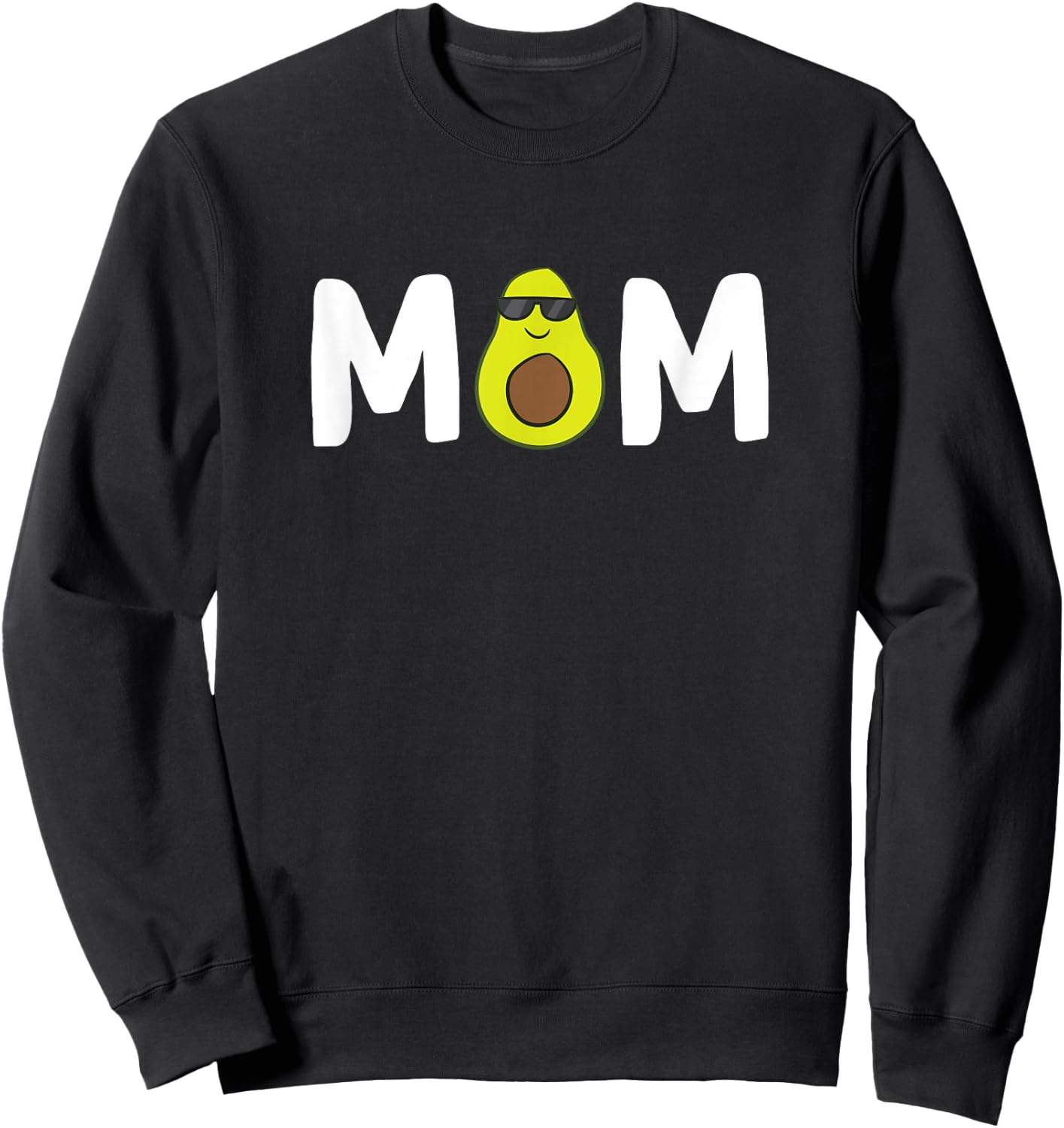 Avocado Mom Guacamole Mom Vegan Mom Avocados Gift Sweatshirt - Sweatshirt | Black
