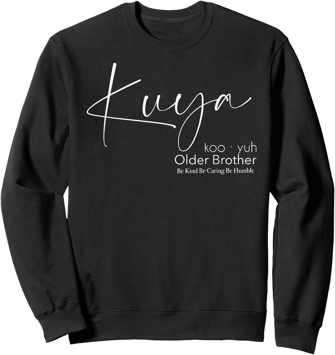 Kuya Sweatshirt - Sweatshirt | Black