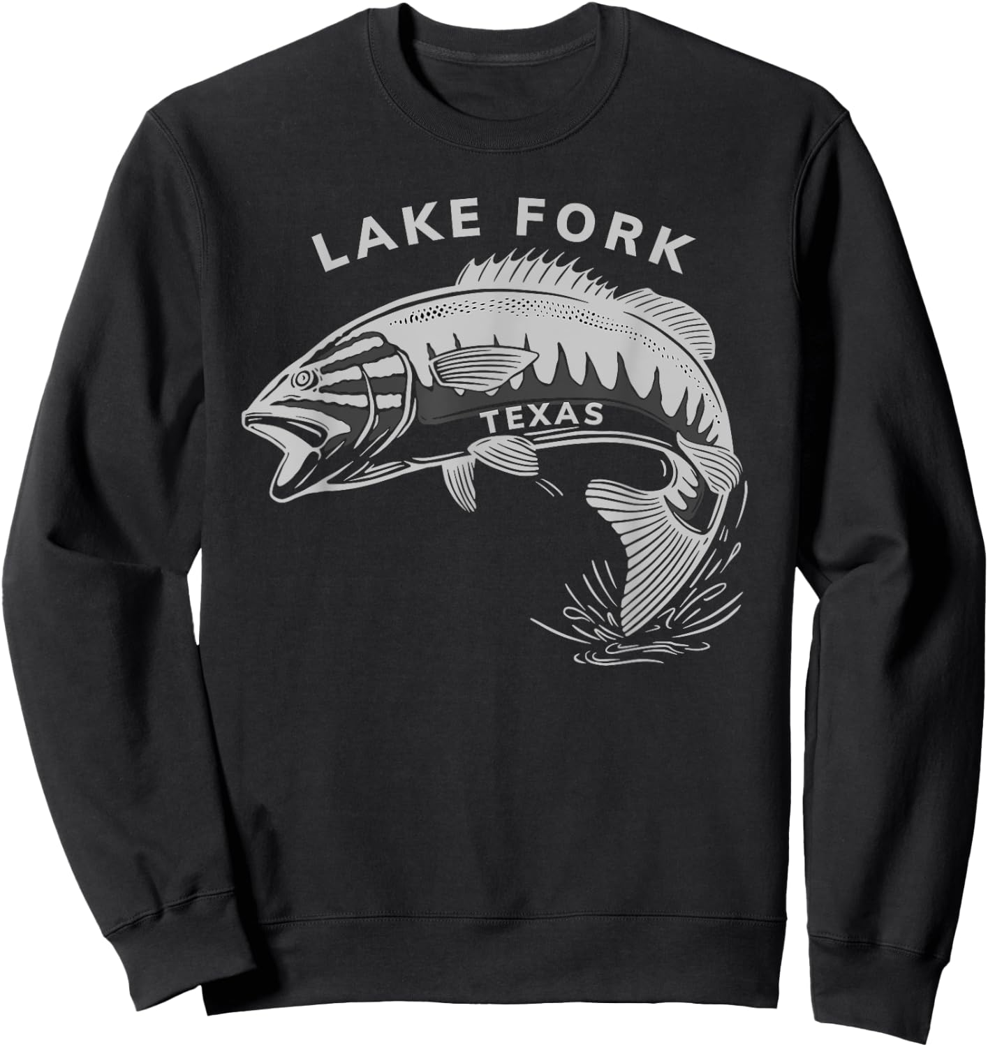 Lake Fork Texas Sweatshirt - Sweatshirt | Black