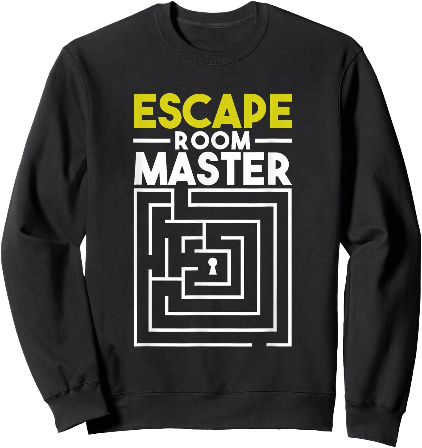 Escape Room Master Adventure Game Enclosed rooms Sweatshirt - Sweatshirt | Black
