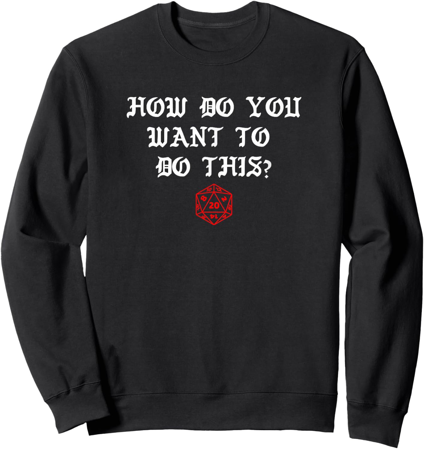 How do you want to make this game master? Sweatshirt - Sweatshirt | Black