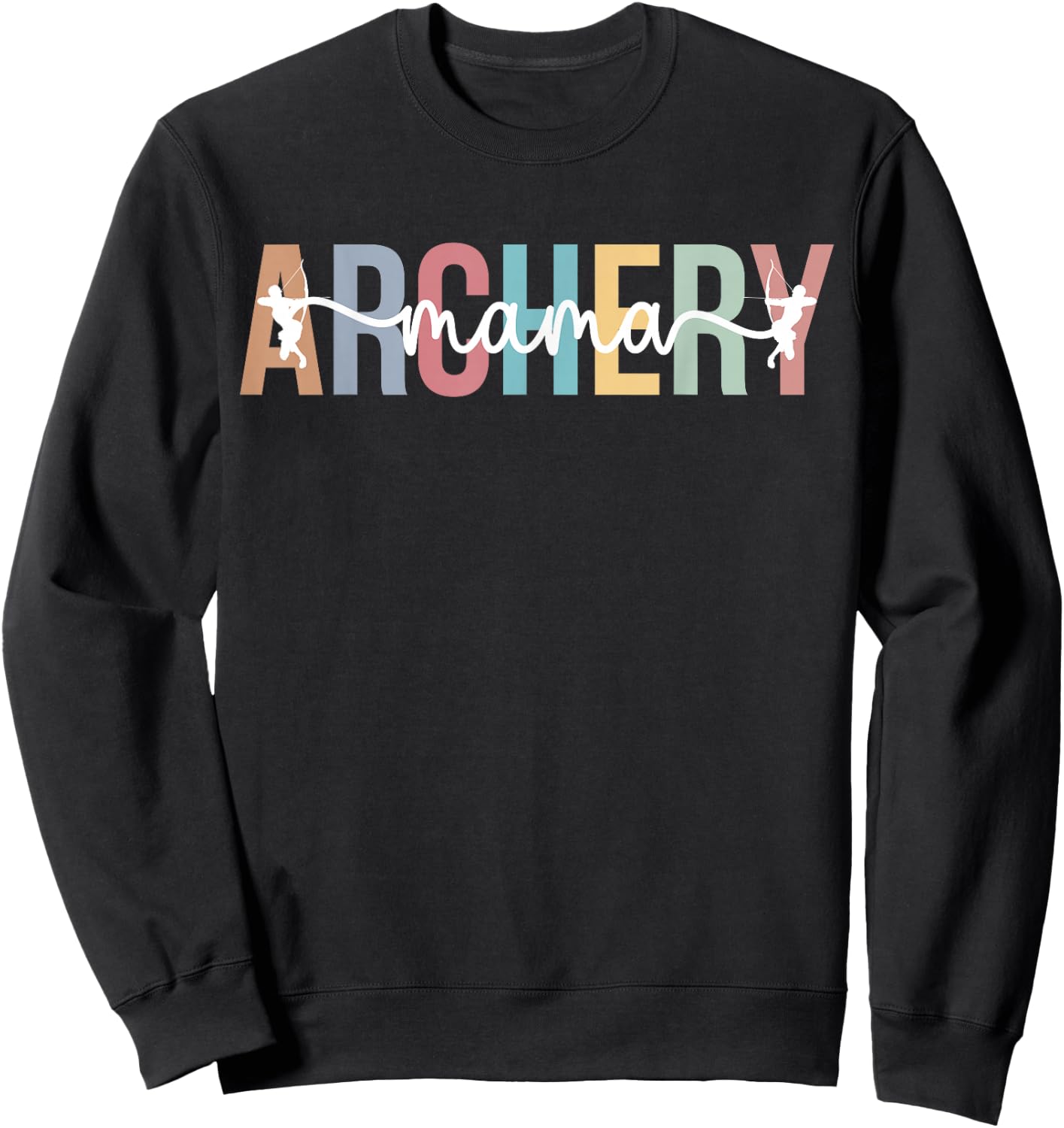 Archery Mama Proud Archery Mom Of An Archer Mother Sweatshirt - Sweatshirt | Black