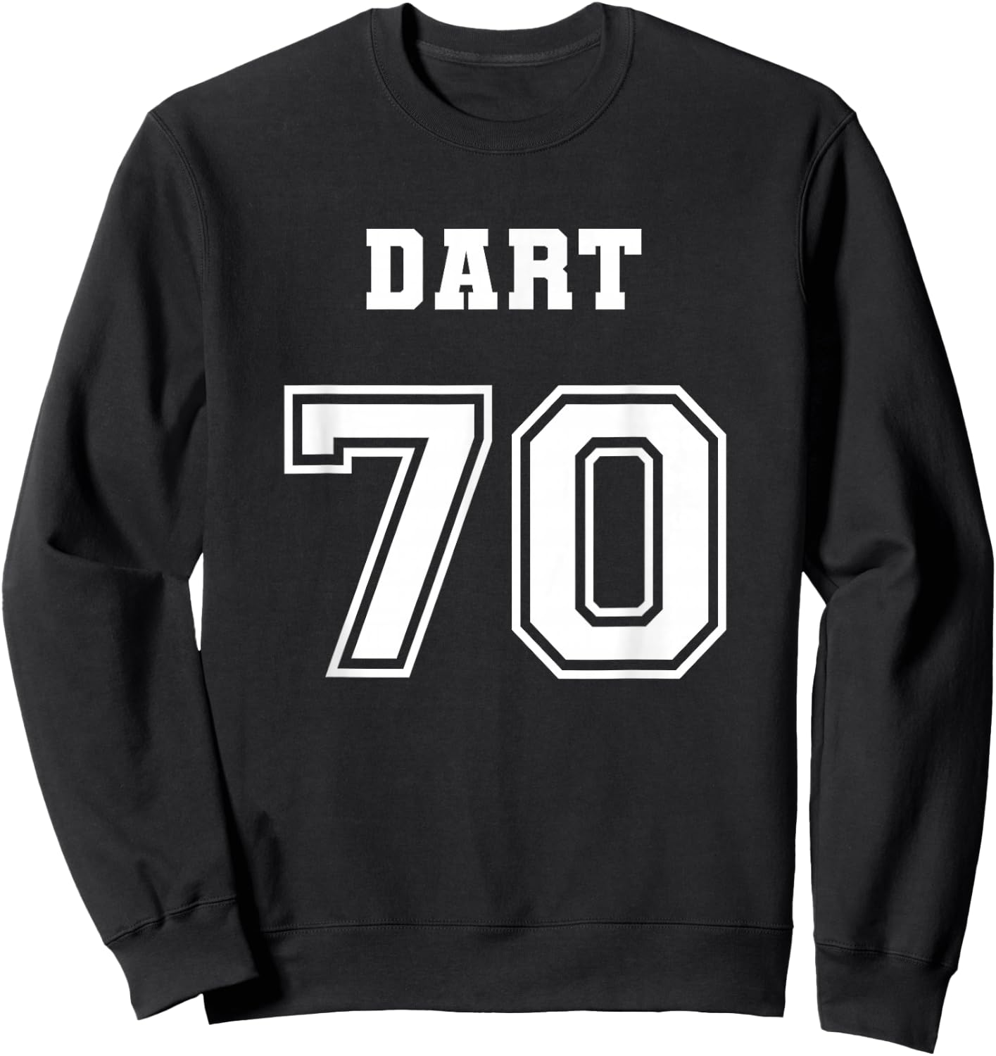 Jersey Style Dart 70 1970 Old School Muscle Classic Car Sweatshirt - Sweatshirt | Black