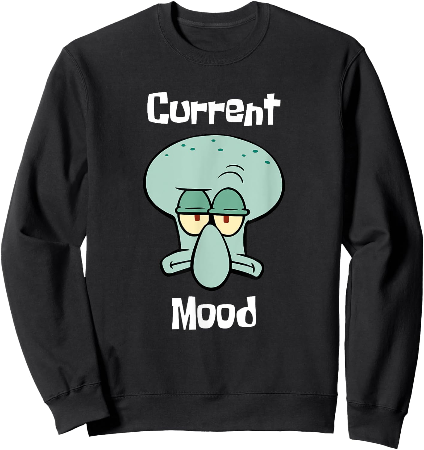 Mademark x SpongeBob SquarePants - Squidward - Current Mood Sweatshirt - Sweatshirt | Black