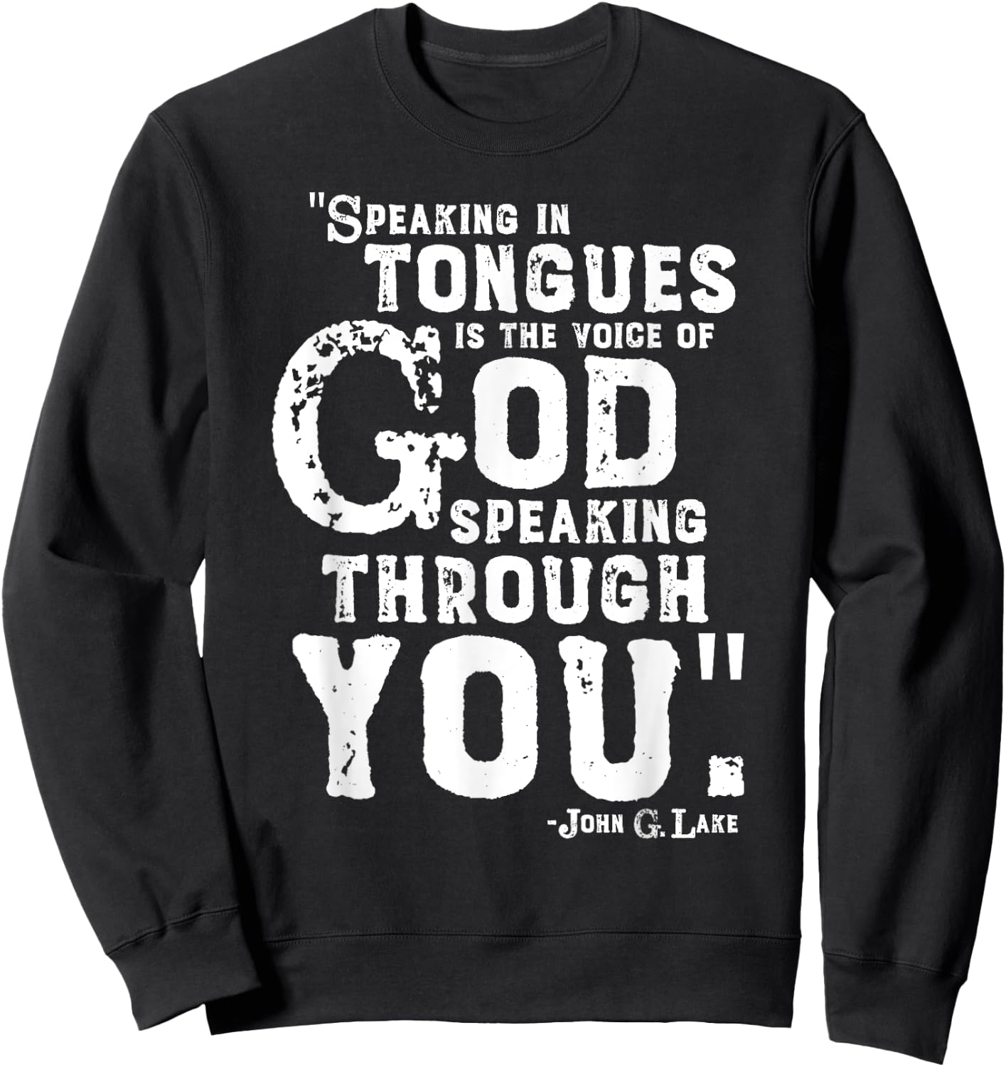 Speaking in Tongues Sweatshirt - Sweatshirt | Black