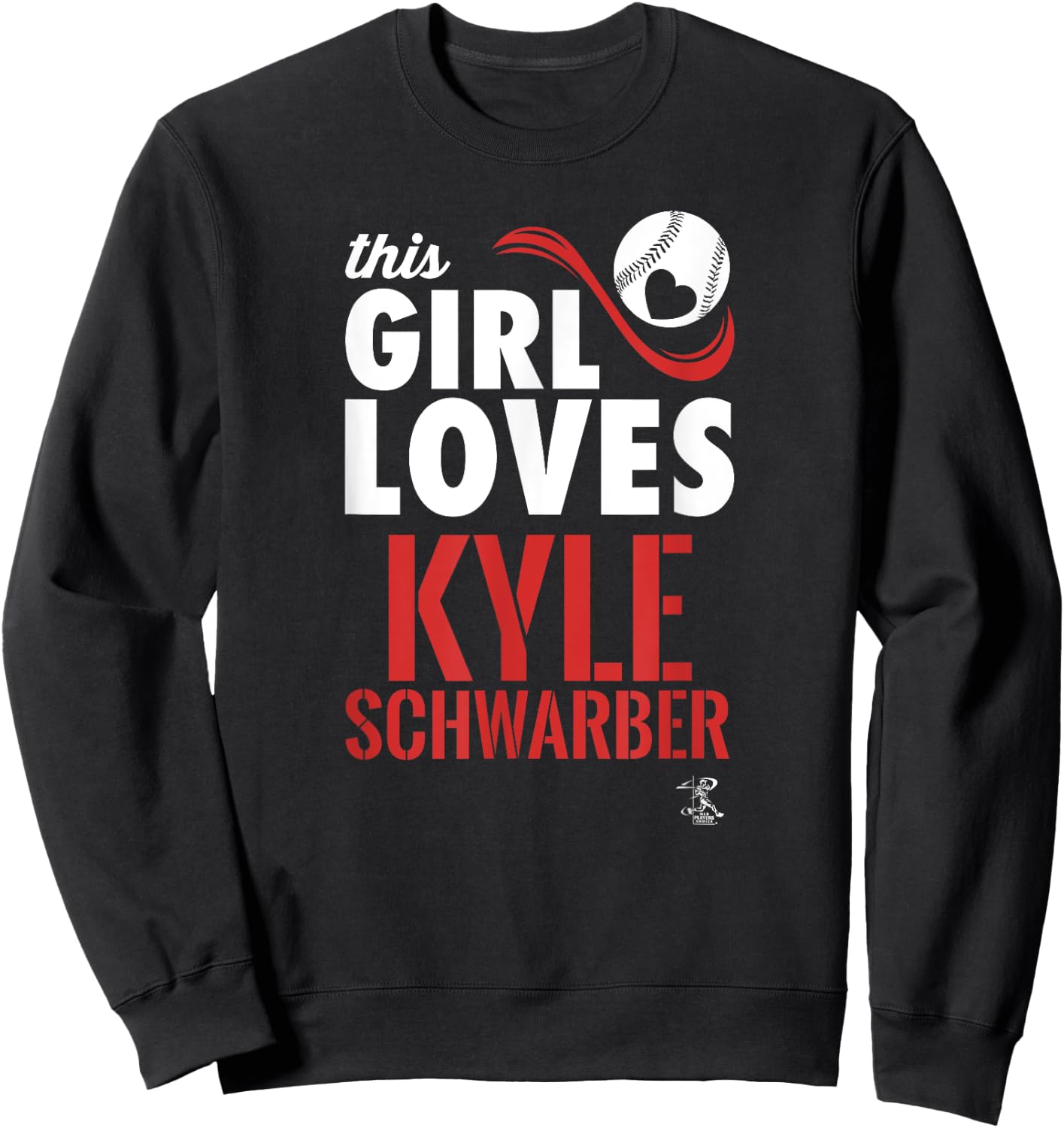 Kyle Schwarber This Girl Loves Gameday Sweatshirt - Sweatshirt | Black