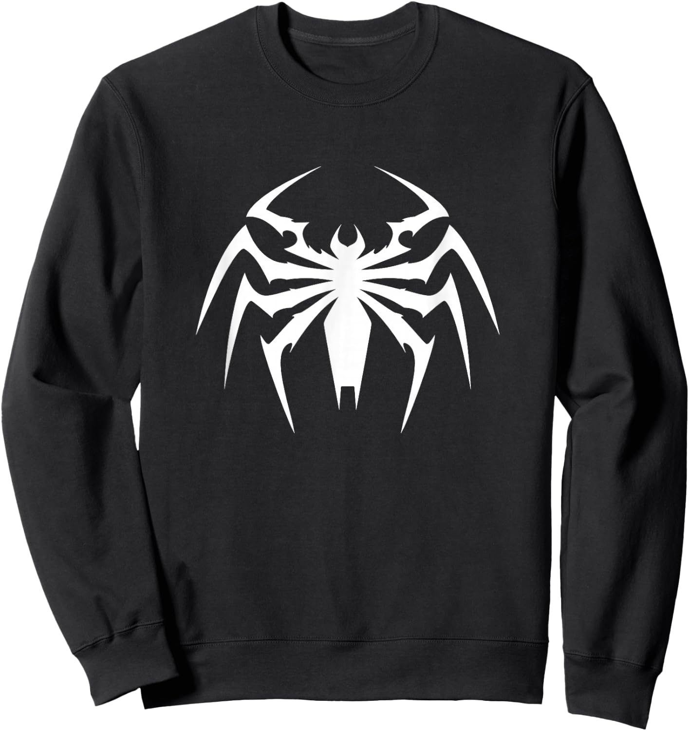 Marvel Spider-Man 2 Venom Chest Spider Emblem Sweatshirt - Sweatshirt | Black