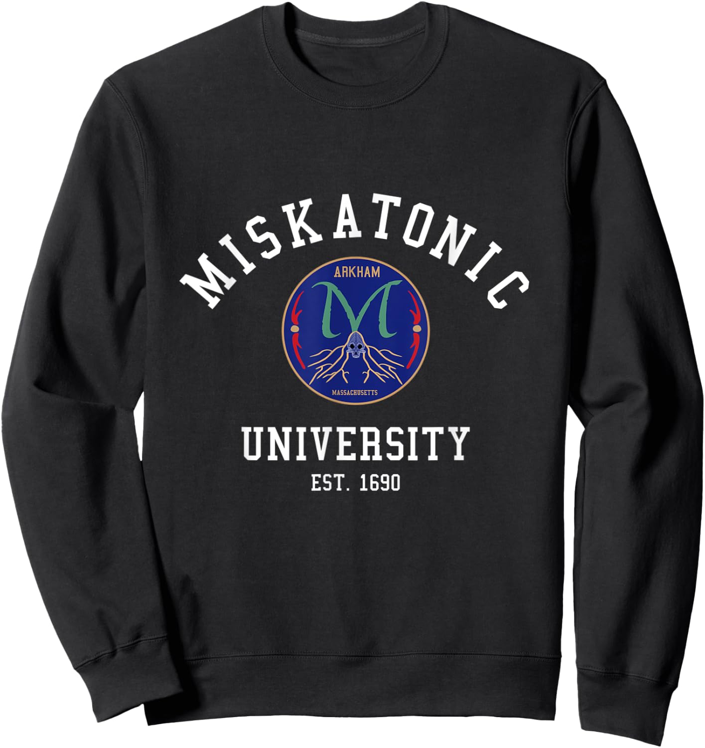 Miskatonic University - emblem logo Sweatshirt - Sweatshirt | Black
