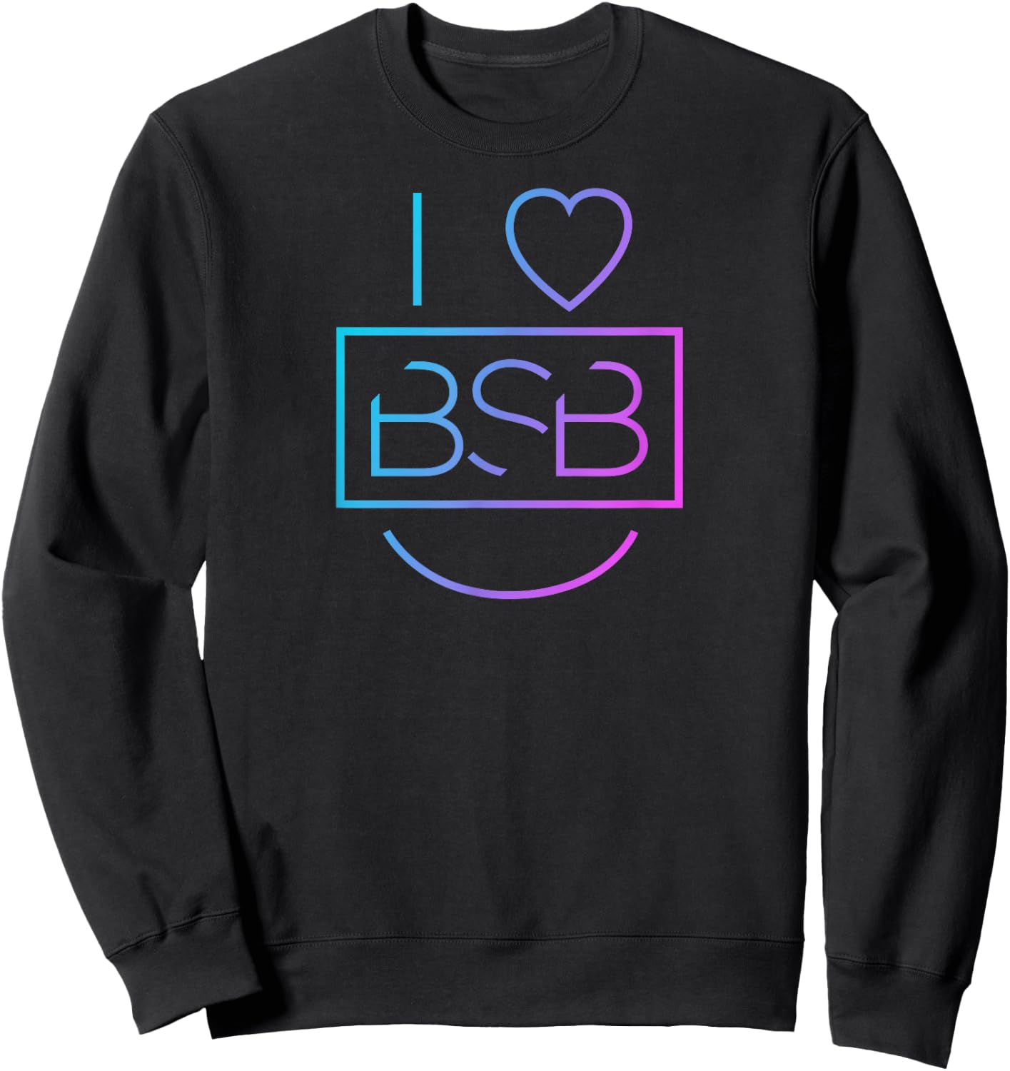 Backstreet Boys - I Heart BSB Sweatshirt - Sweatshirt | Black