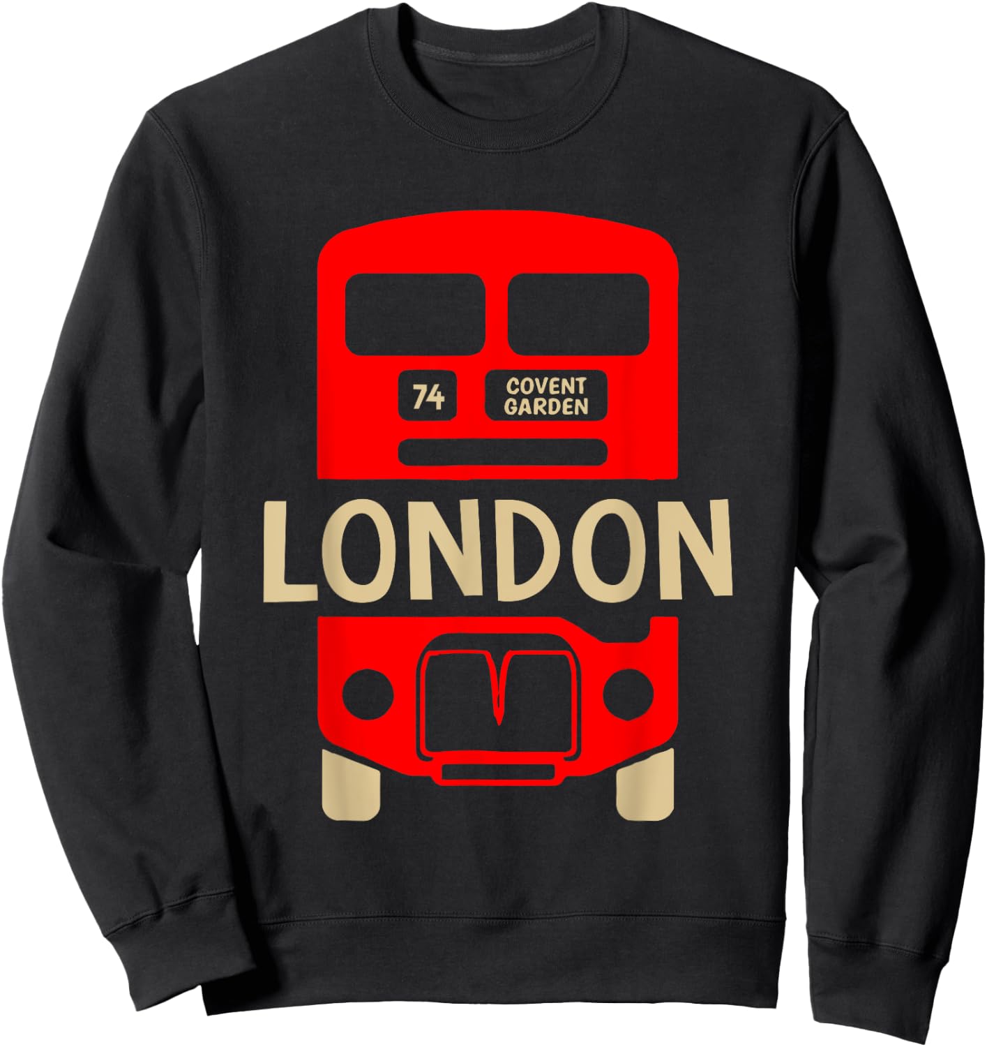 London Souvenir - London Bus Double Decker Bus Driver Sweatshirt - Sweatshirt | Black
