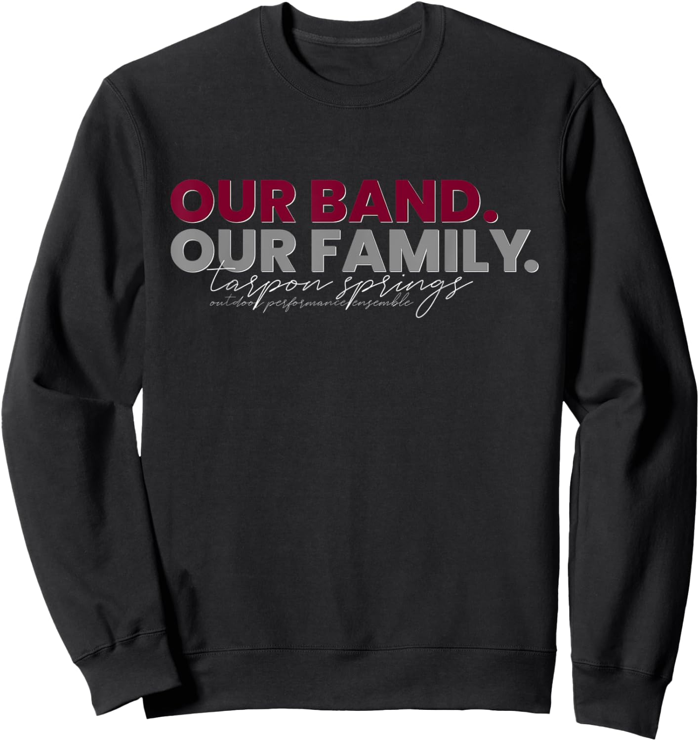 Unique Tarpon Springs Marching Band Sweatshirt - Sweatshirt | Black