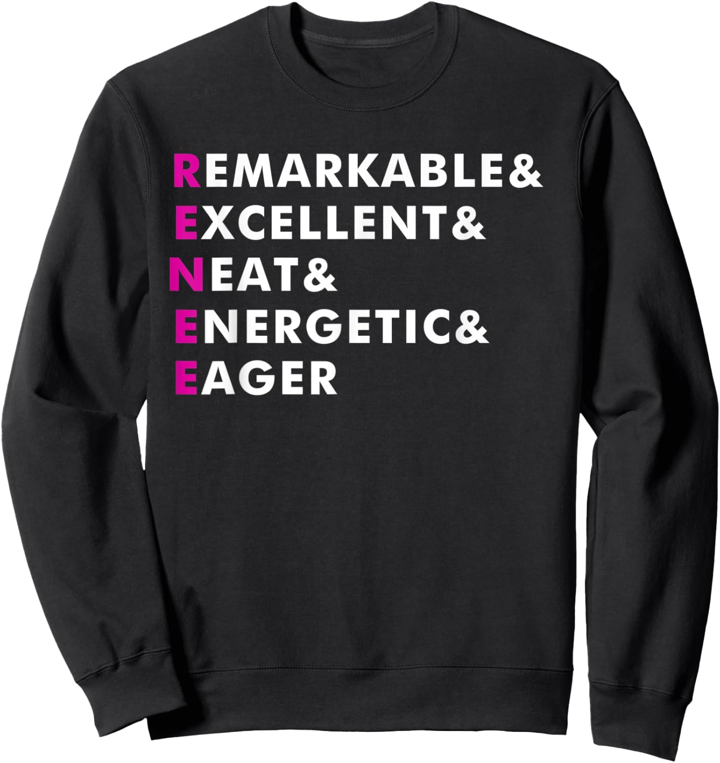 Renee Name Shirt Personalized Gift Sweatshirt - Sweatshirt | Black