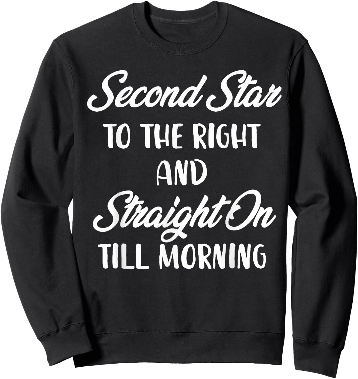 Second Star To The Right Sweatshirt - Sweatshirt | Black
