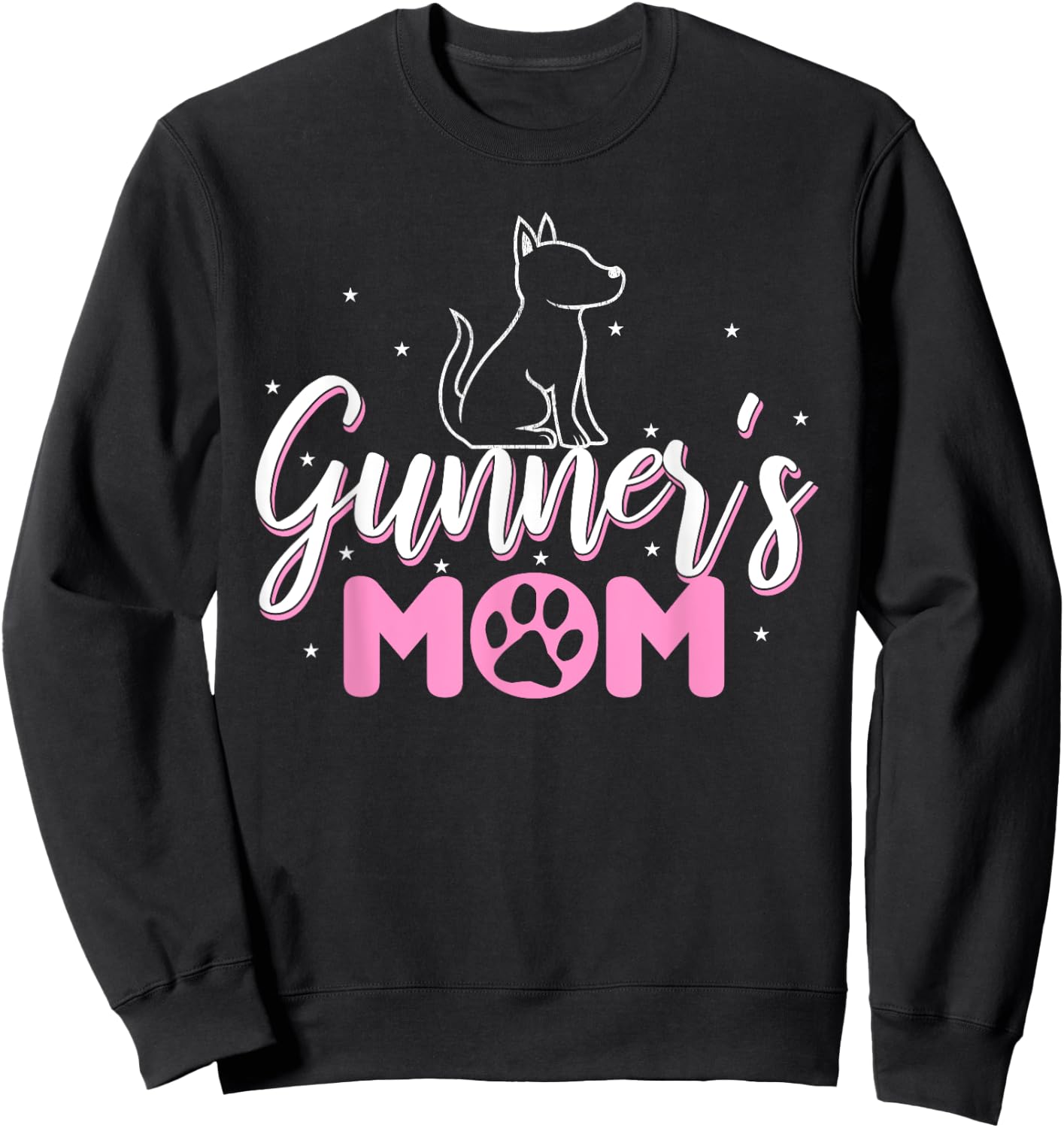 Dog Gunners Mom Women Sweatshirt - Sweatshirt | Black