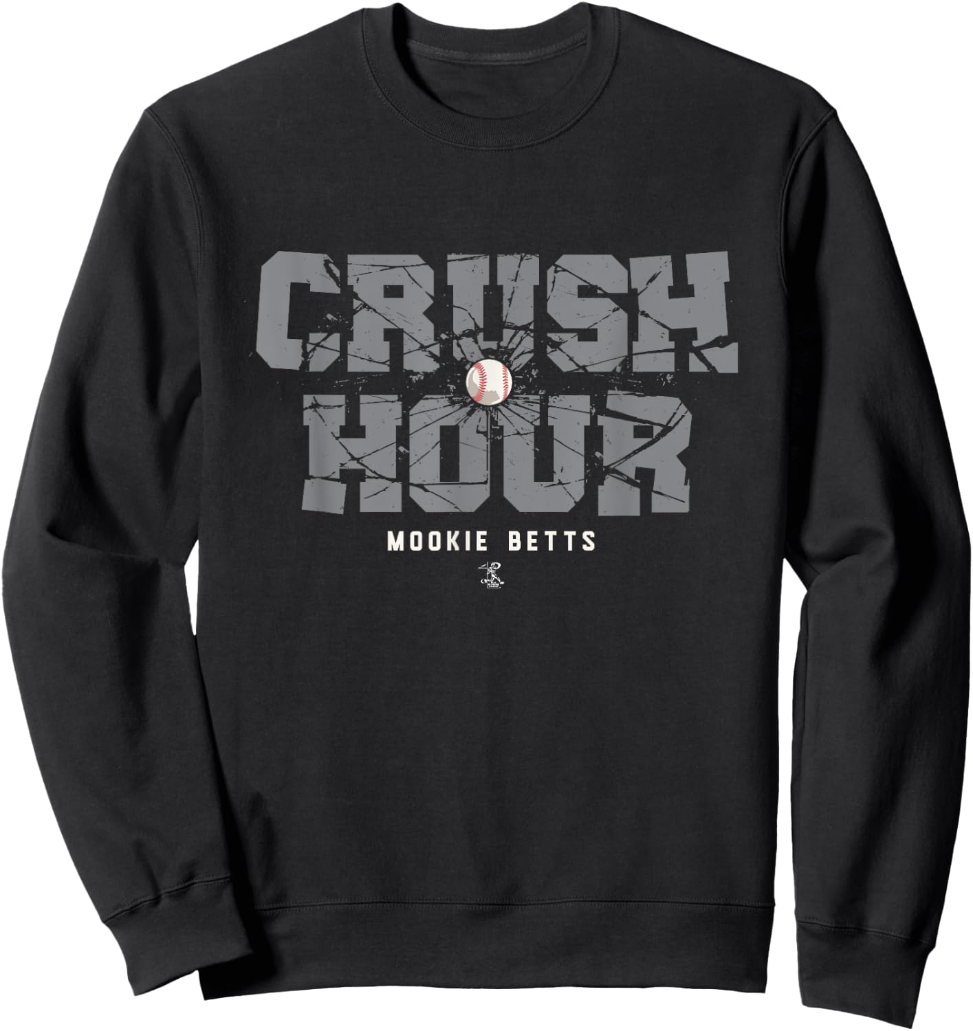 Mookie Betts Crush Hour Gameday Sweatshirt - Sweatshirt | Black