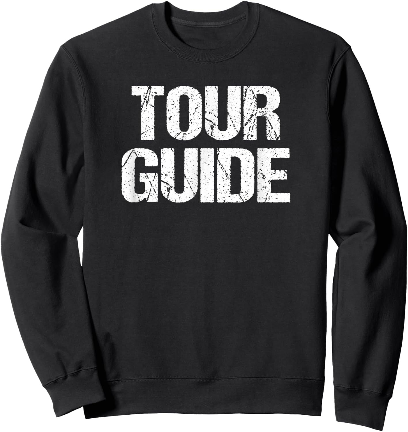 Tour Guide Shirt - Easy Halloween Costume Sweatshirt - Sweatshirt | Black