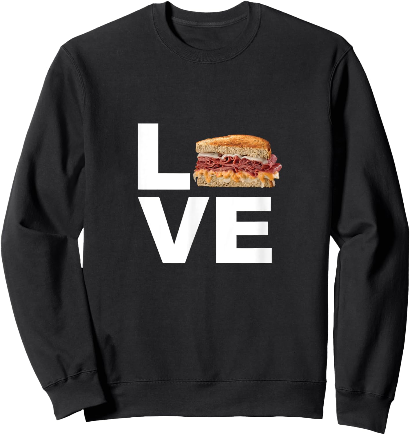 Reuben Sandwich Sweatshirt - Sweatshirt | Black