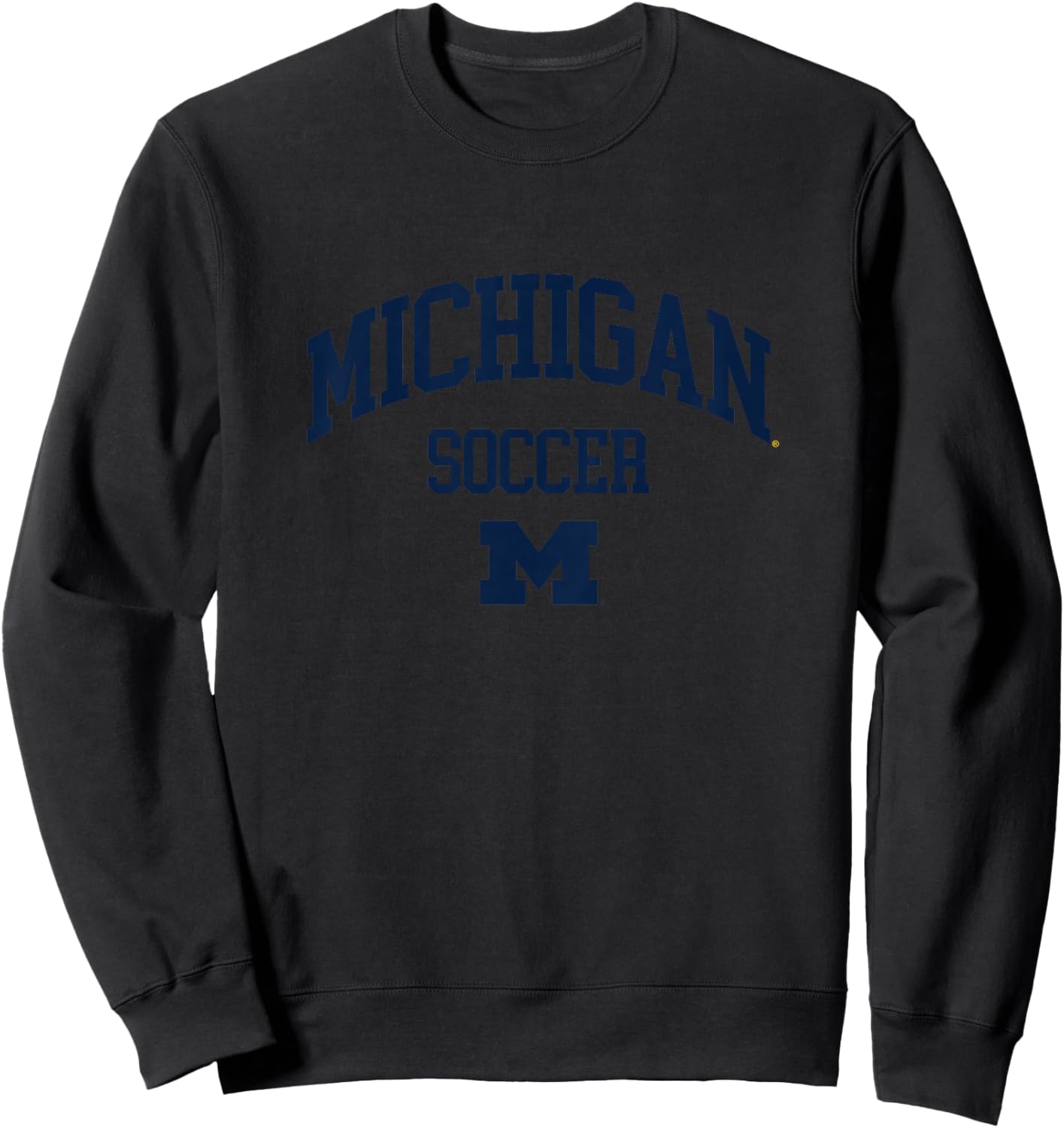 Kids University of Michigan Wolverines U of M Soccer Sweatshirt - Sweatshirt | Black