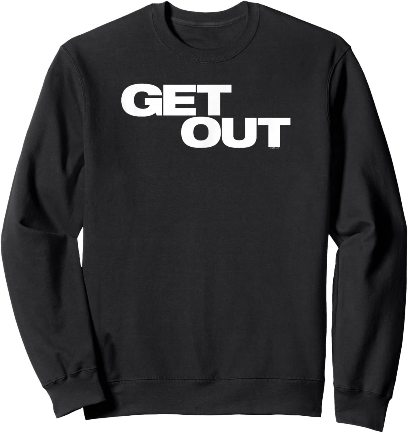 Get Out Official Movie - -Adults, Black, Small Sweatshirt - Sweatshirt | Black