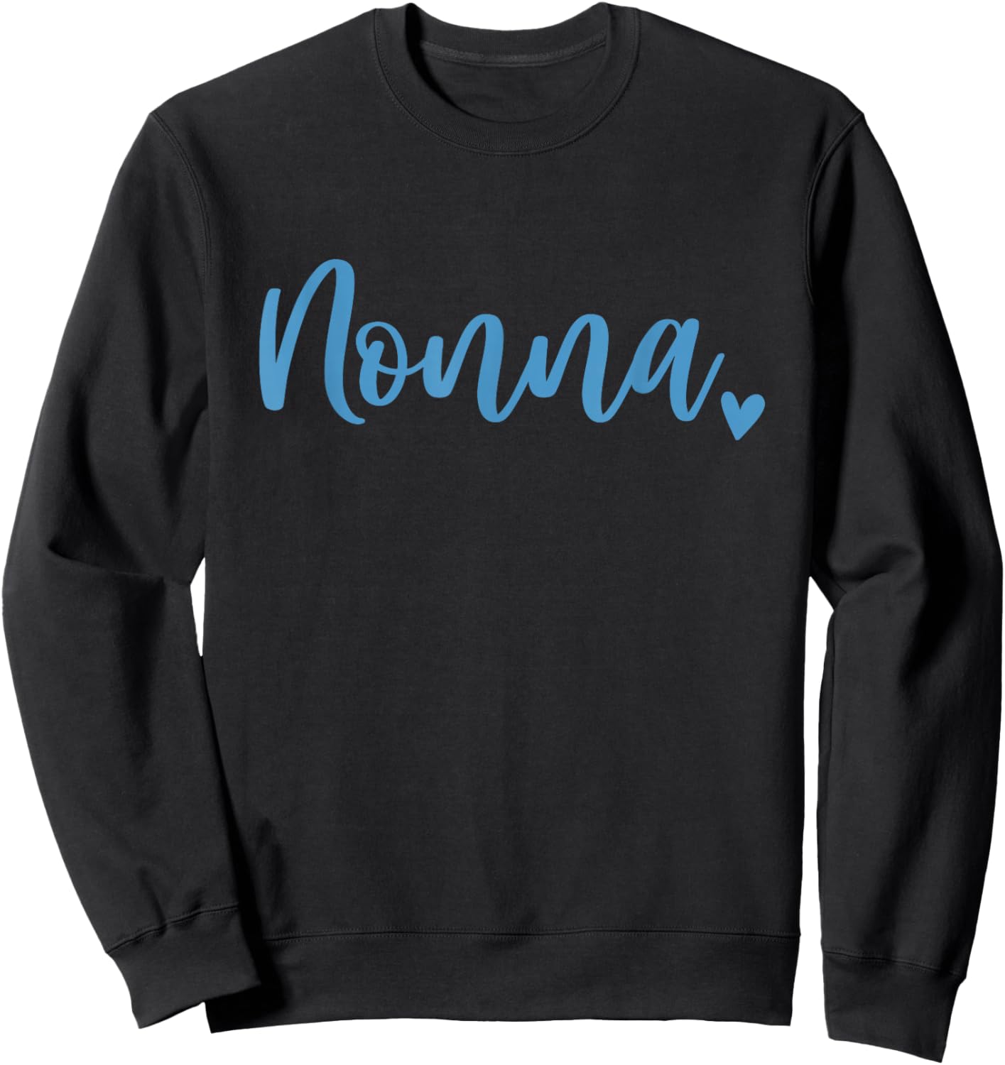 Nonna Grandma Cute Blue Sweatshirt - Sweatshirt | Black