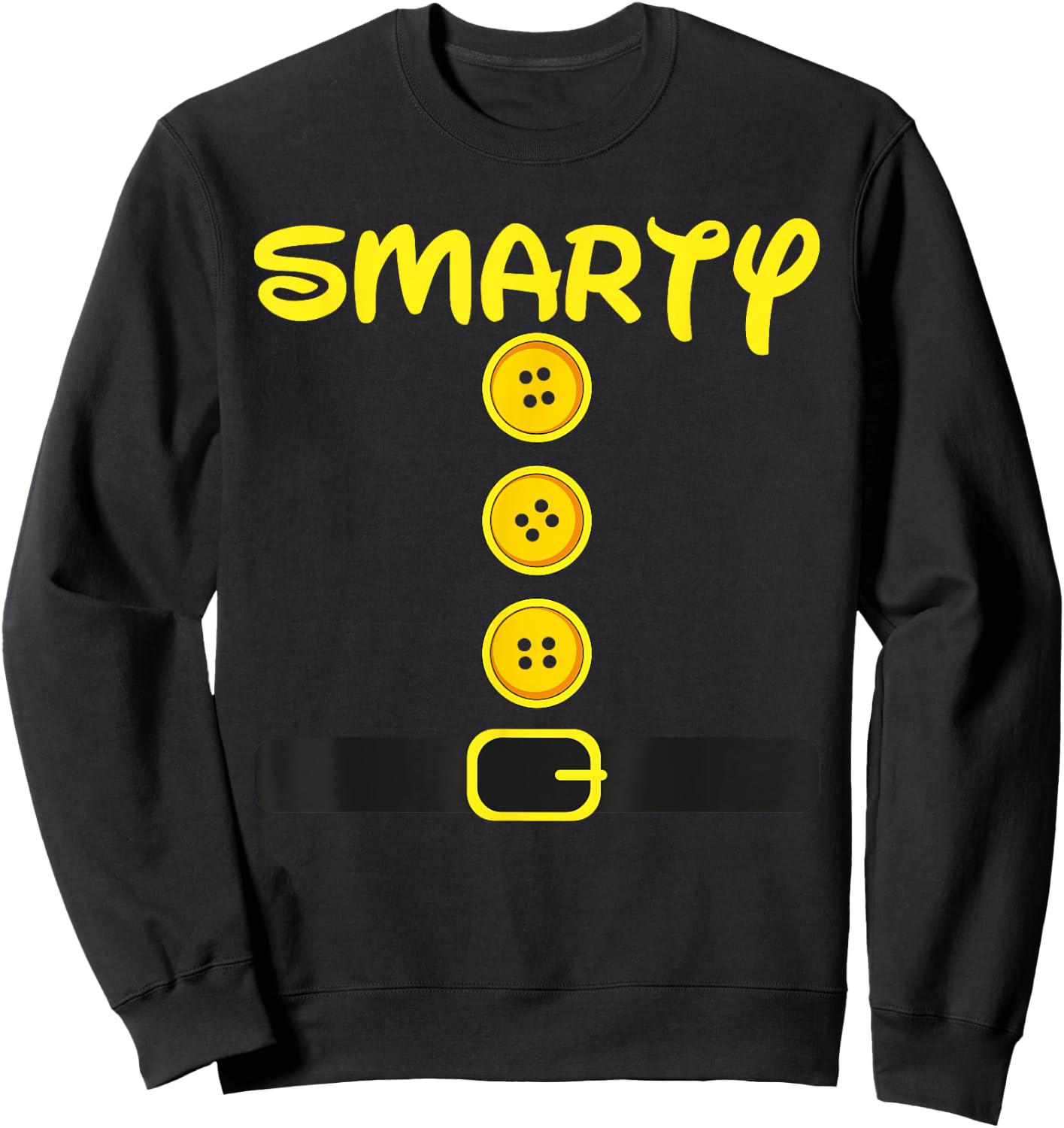 Smarty Dwarf Halloween Family Group Color Matching Costume Sweatshirt - Sweatshirt | Black