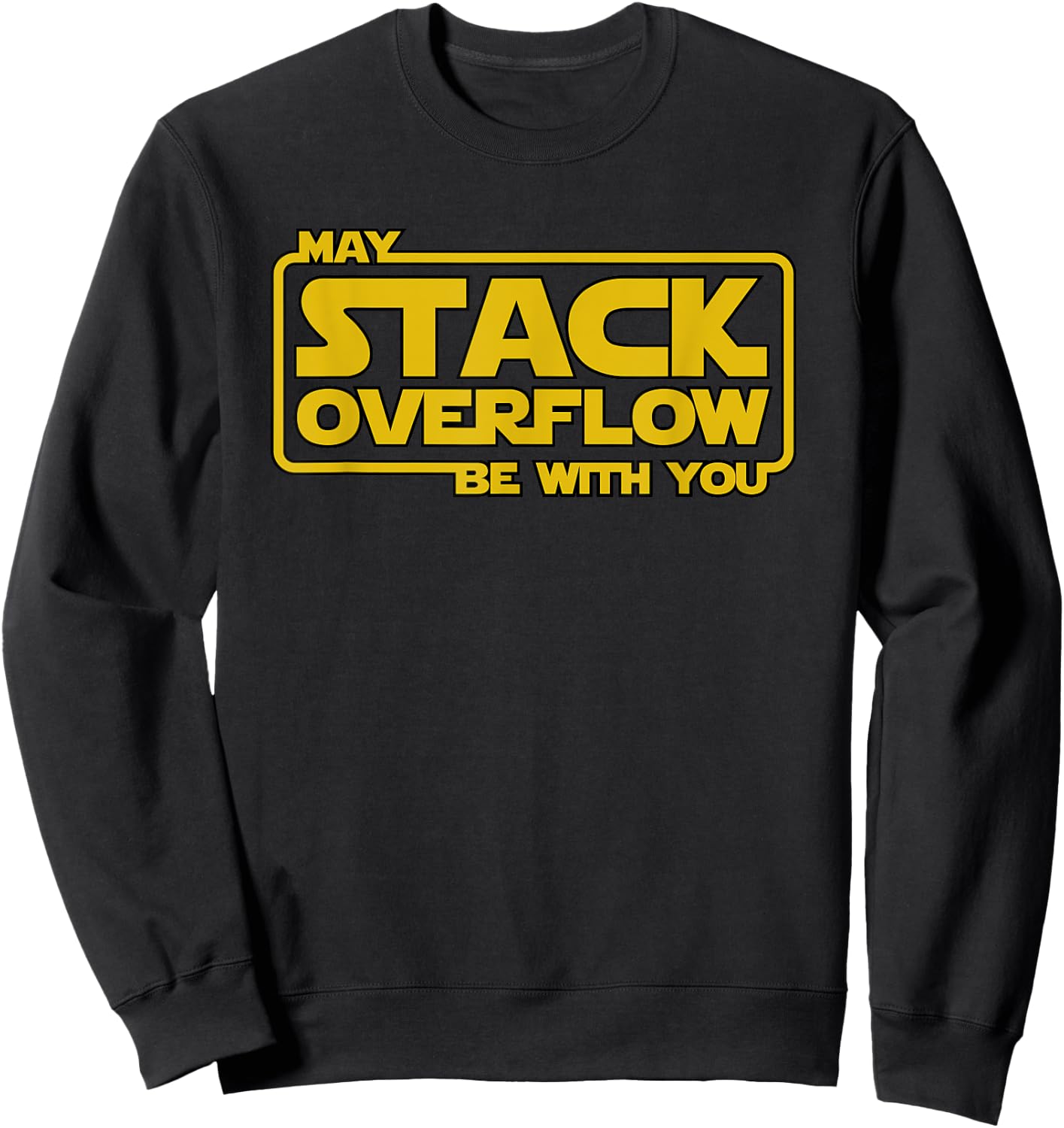 Stack Overflow with You DevOps Java Python Linux Programmer Sweatshirt - Sweatshirt | Black