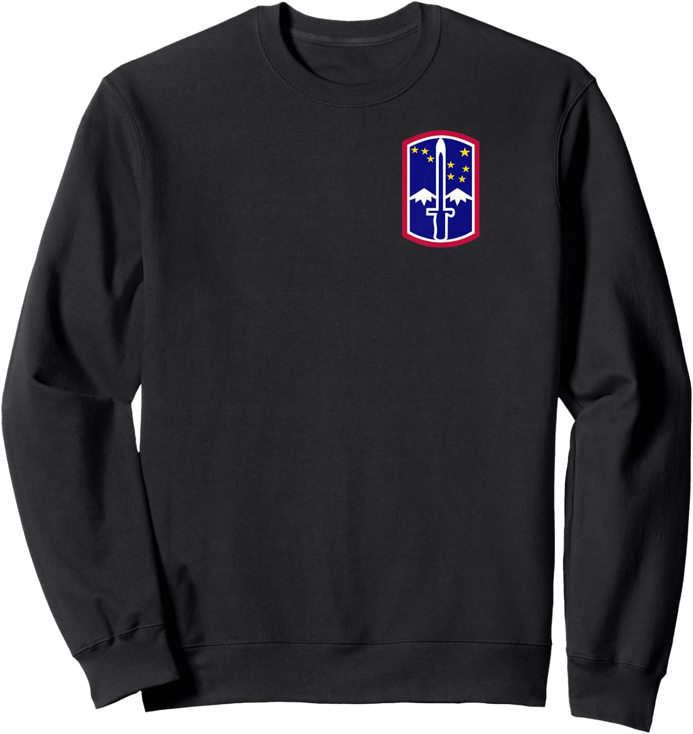 172nd Infantry Patch - chest Sweatshirt - Sweatshirt | Black