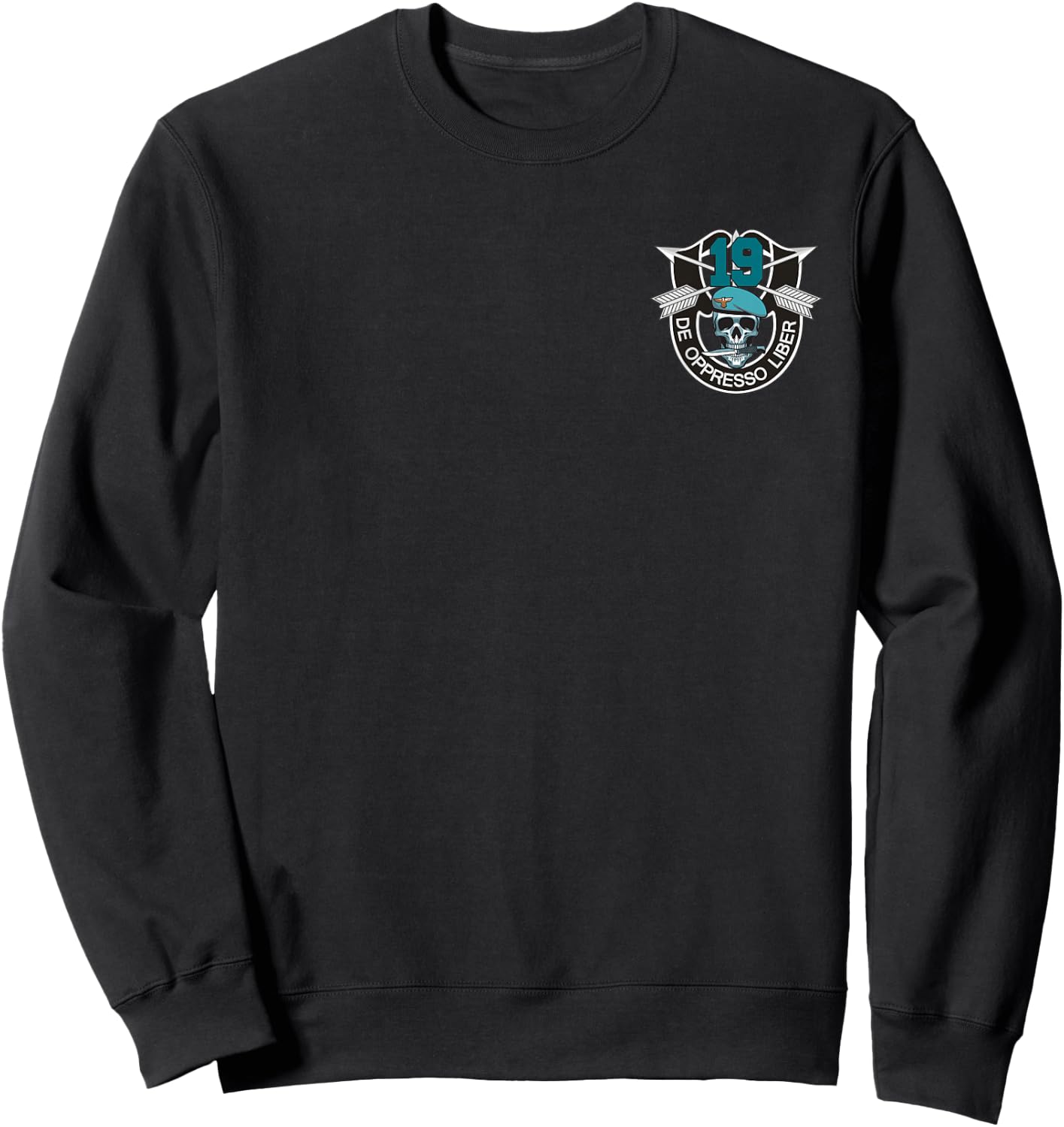 19th Special Forces Group (19th SFG) - De Oppresso Liber Sweatshirt - Sweatshirt | Black