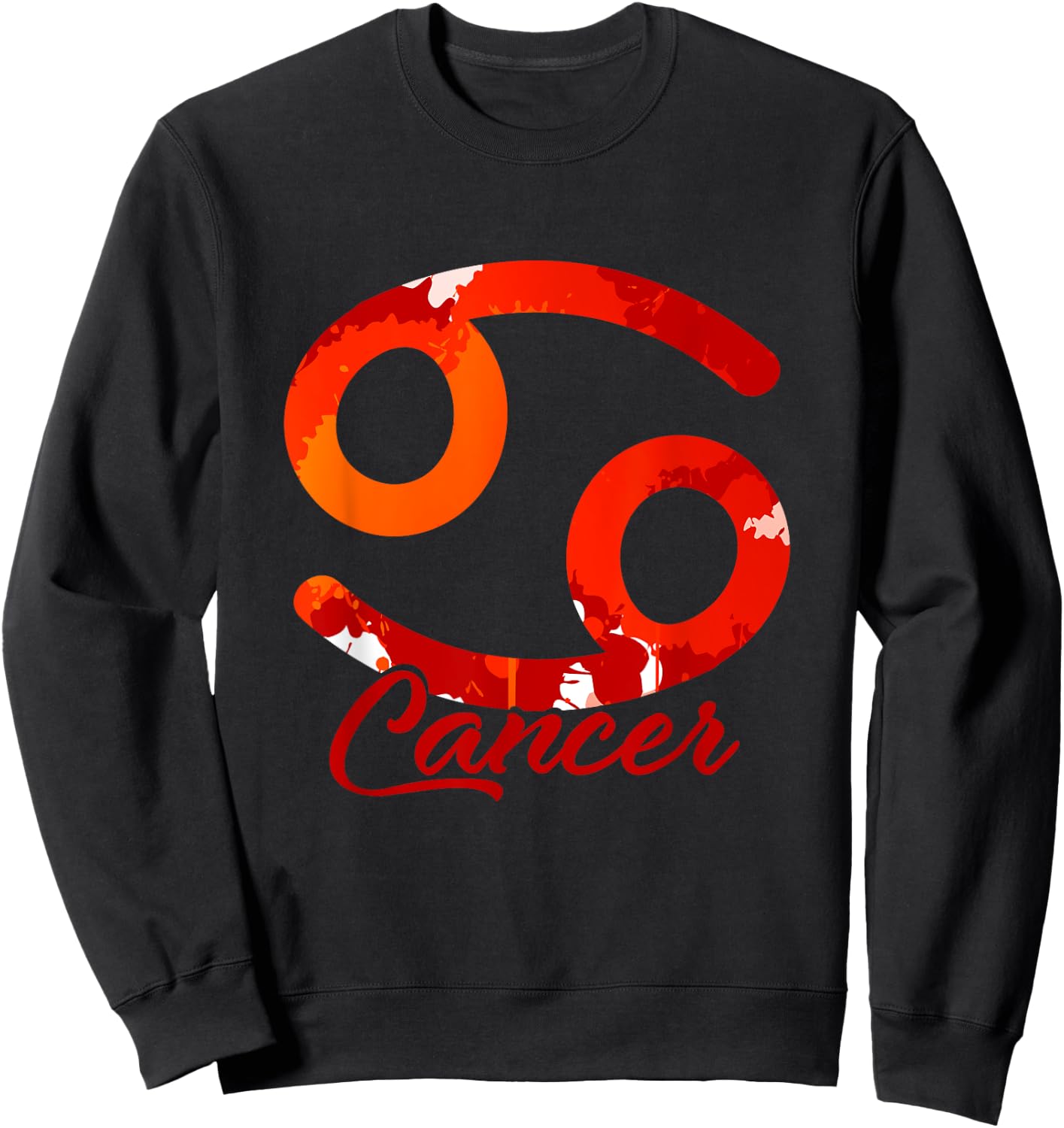 Astrological Sign Gift Symbol Zodiac Sign Cancer Sweatshirt - Sweatshirt | Black