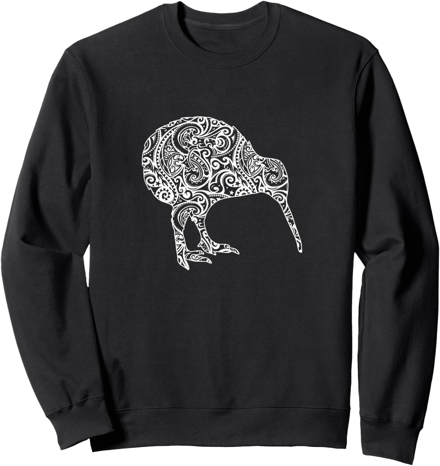 Kiwi Maori Polinesian, New Zealand Kiwi Bird Sweatshirt - Sweatshirt | Black
