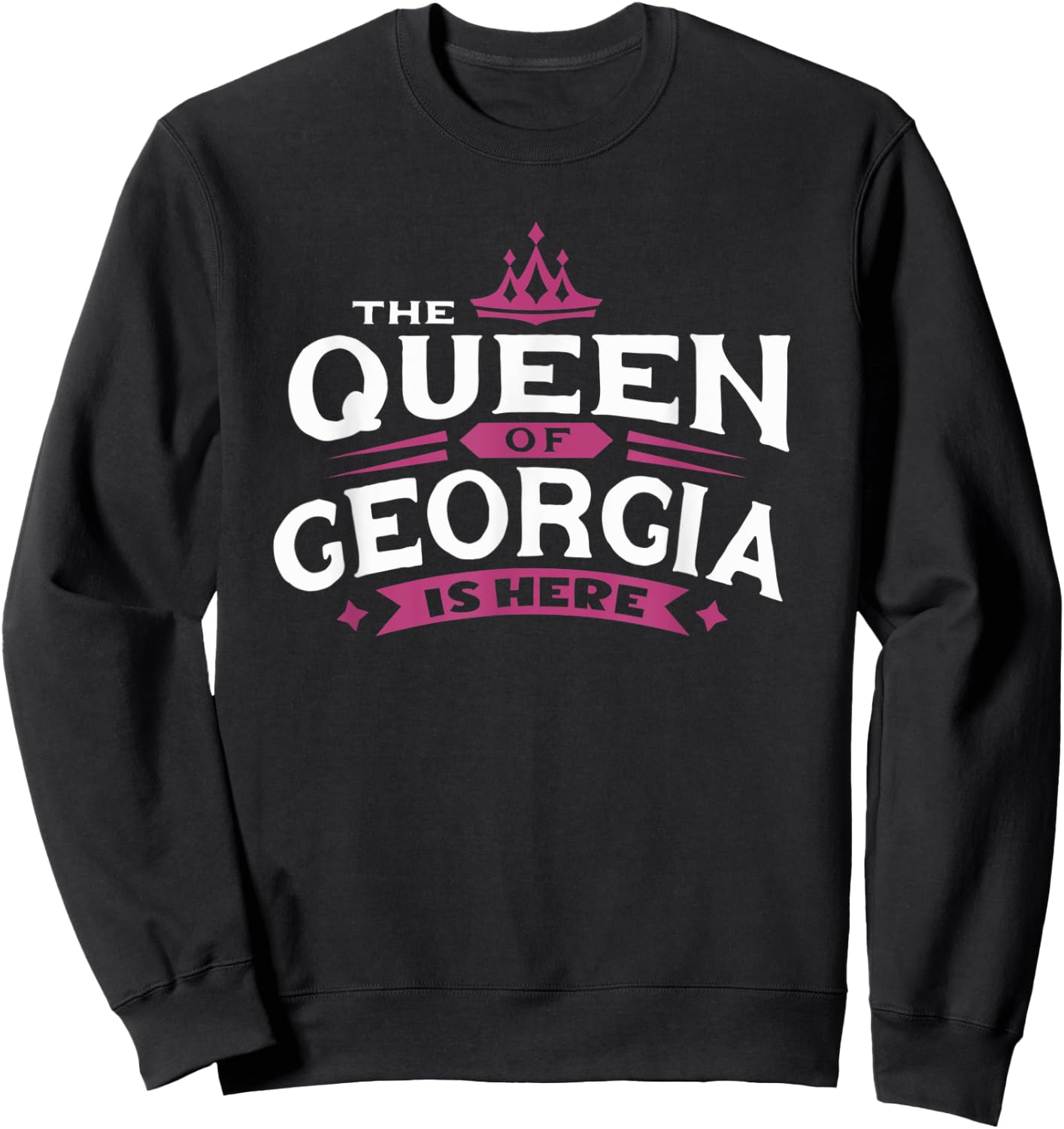 The Queen Of Georgia Sweatshirt - Sweatshirt | Black