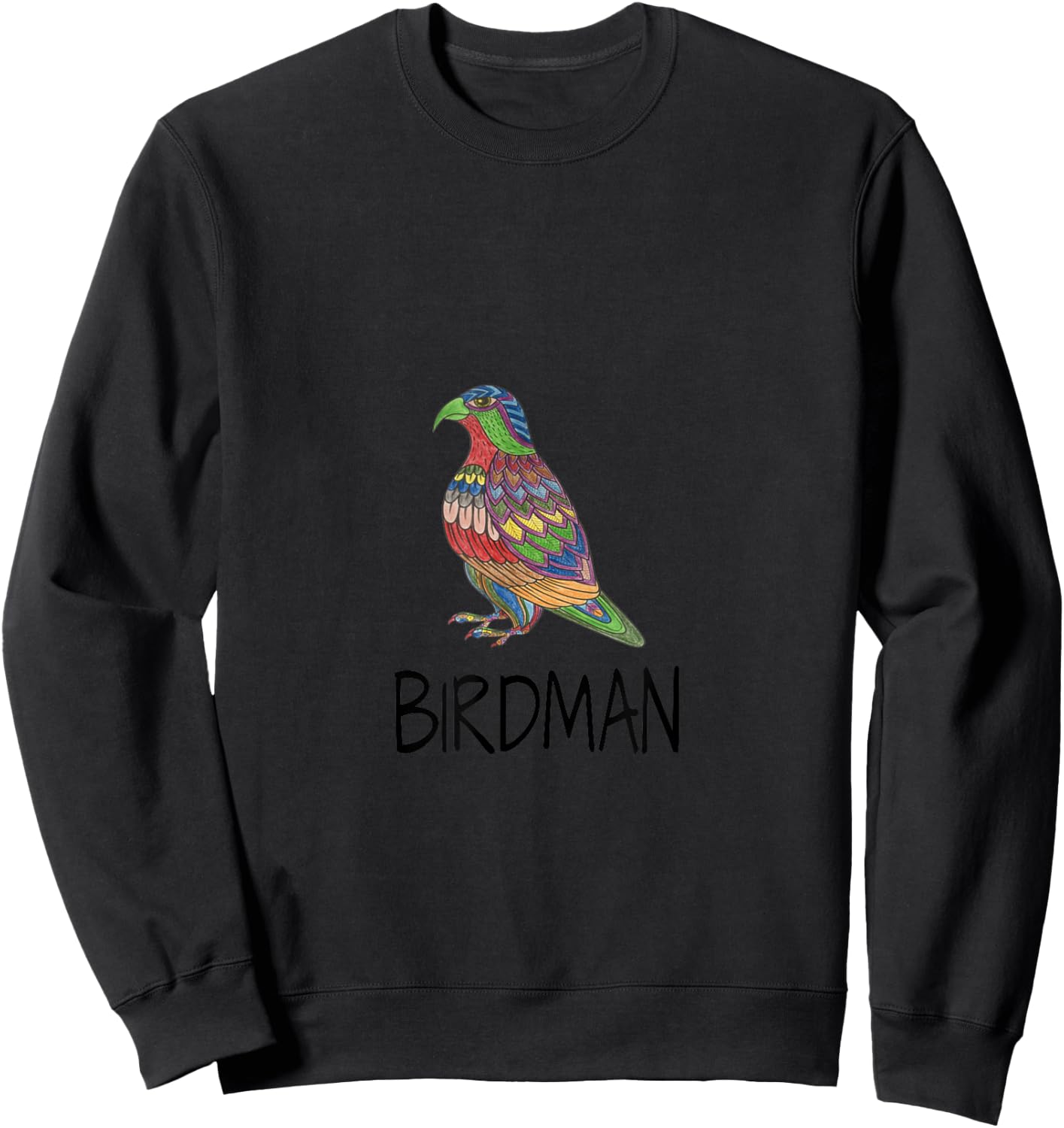 Birdman Funny Colour Pet Creative Design Sweet Springbreak Sweatshirt - Sweatshirt | Black