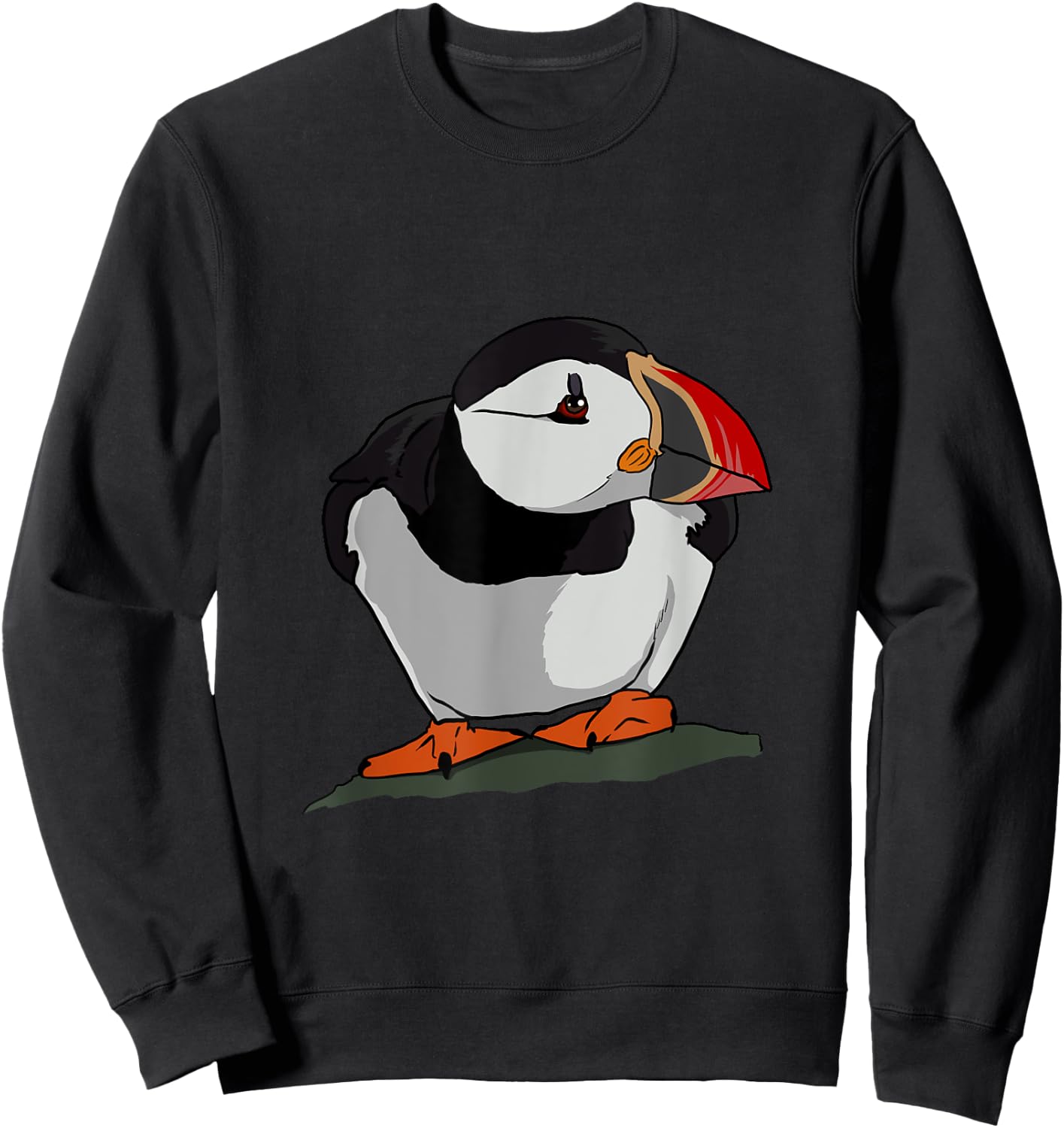 Cute Puffin Baby Gift for Observers Sweatshirt - Sweatshirt | Black