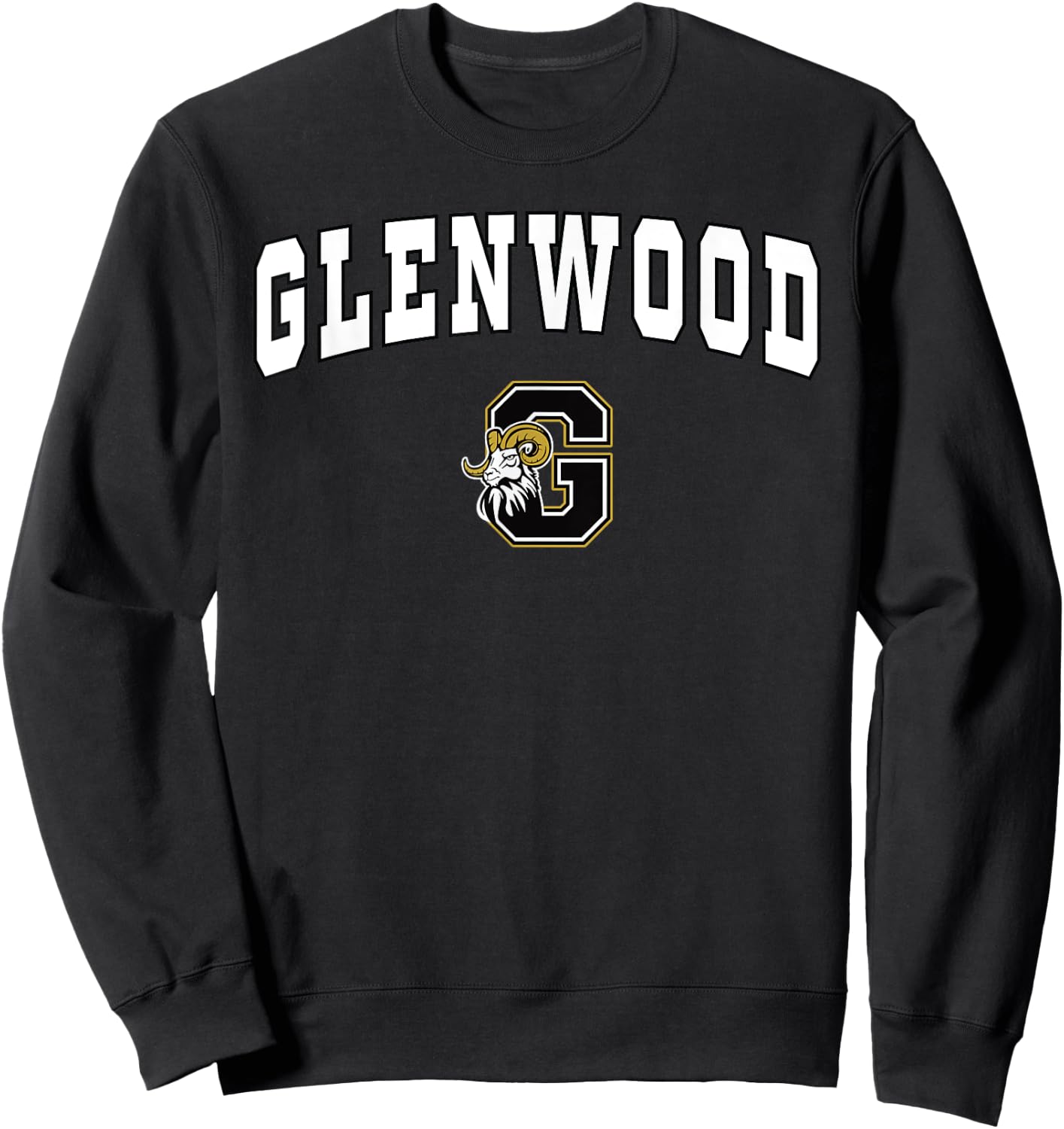 Glenwood High School Rams Sweatshirt - Sweatshirt | Black