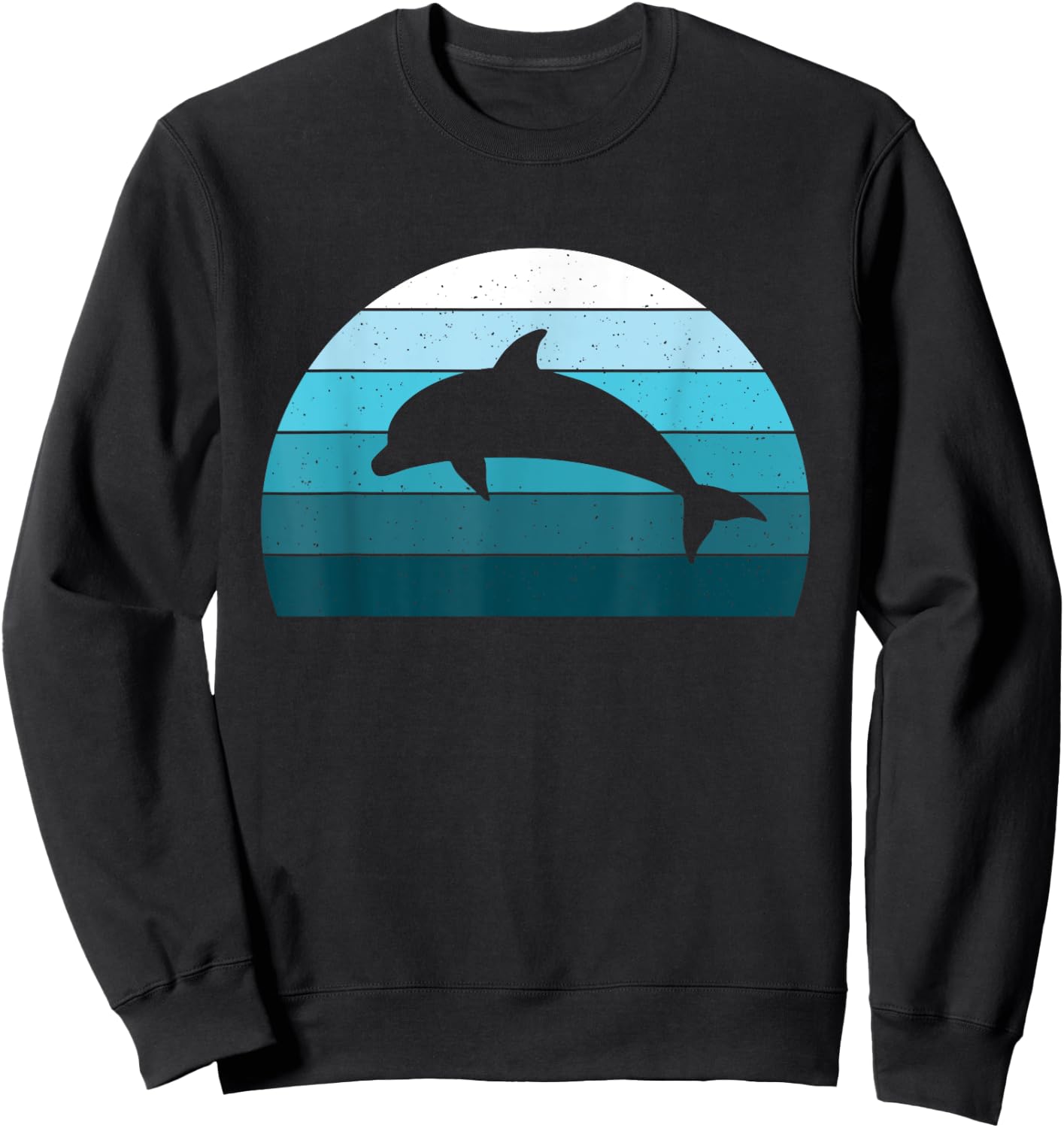Save The Dolphin Ocean Beach Sea Animal Lover Men Women Kids Sweatshirt - Sweatshirt | Black