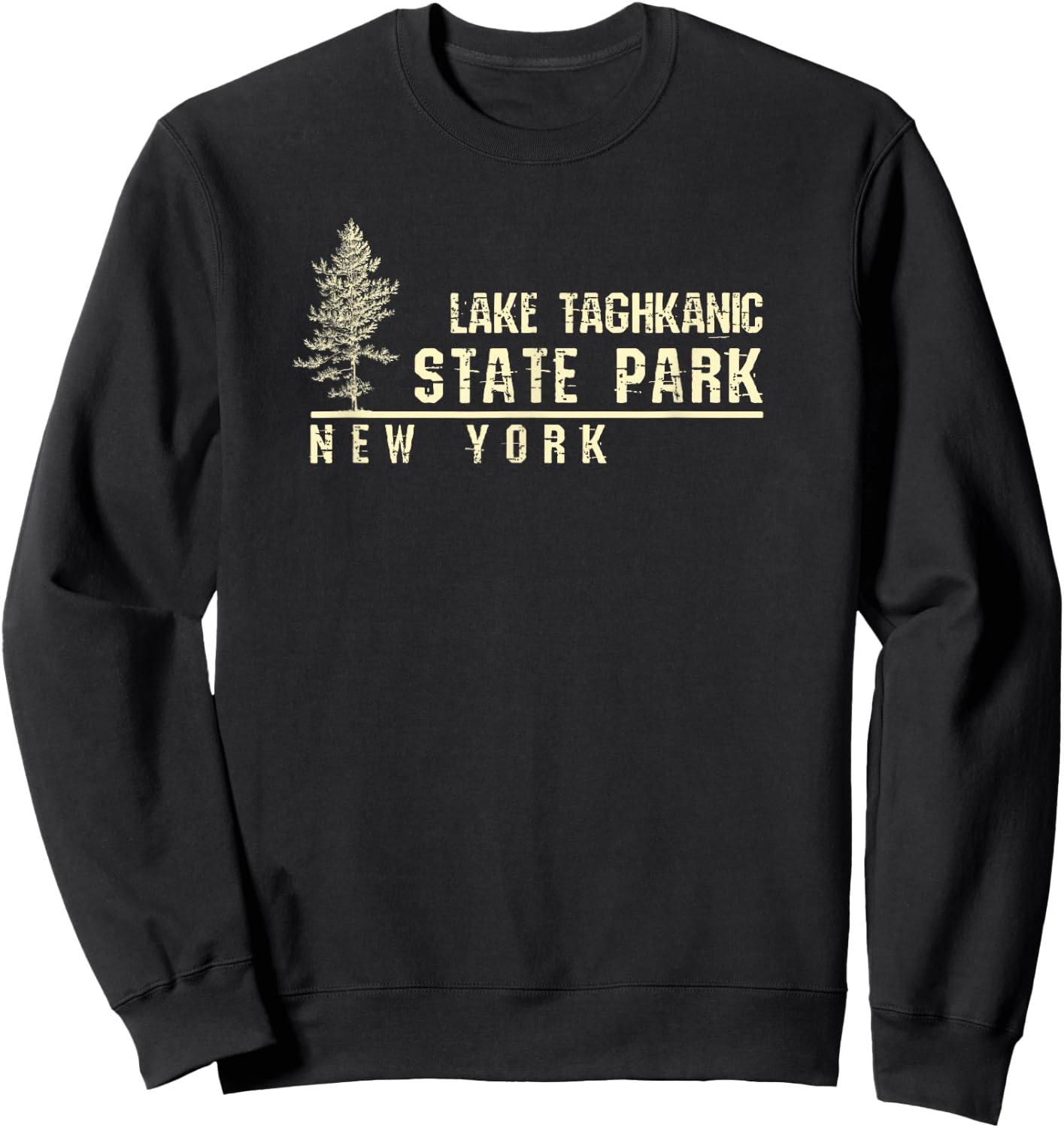 NY Souvenir Gift Lake Taghkanic State Park Sweatshirt - Sweatshirt | Black