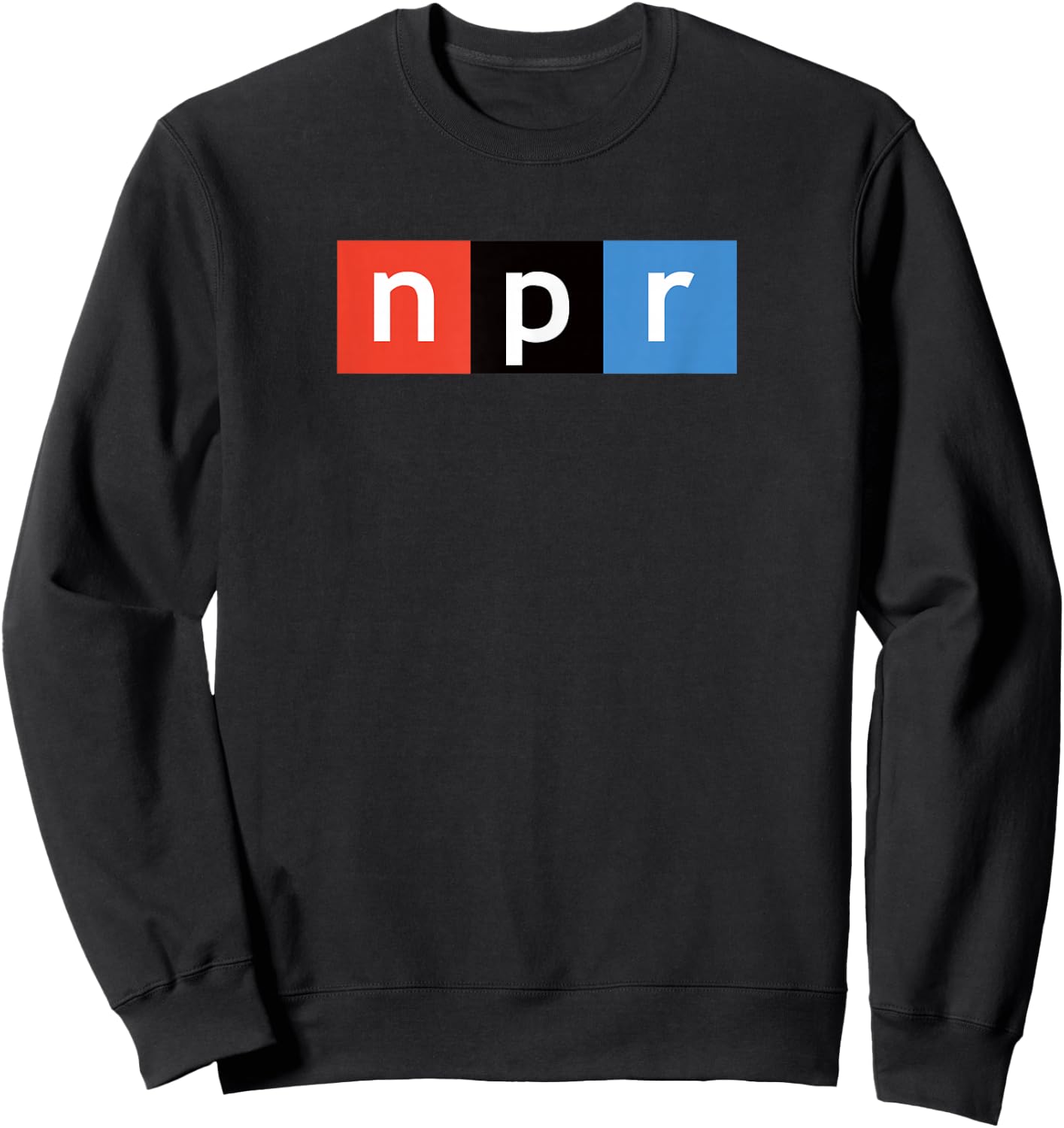 NPR Full Color Logo Sweatshirt - Sweatshirt | Black