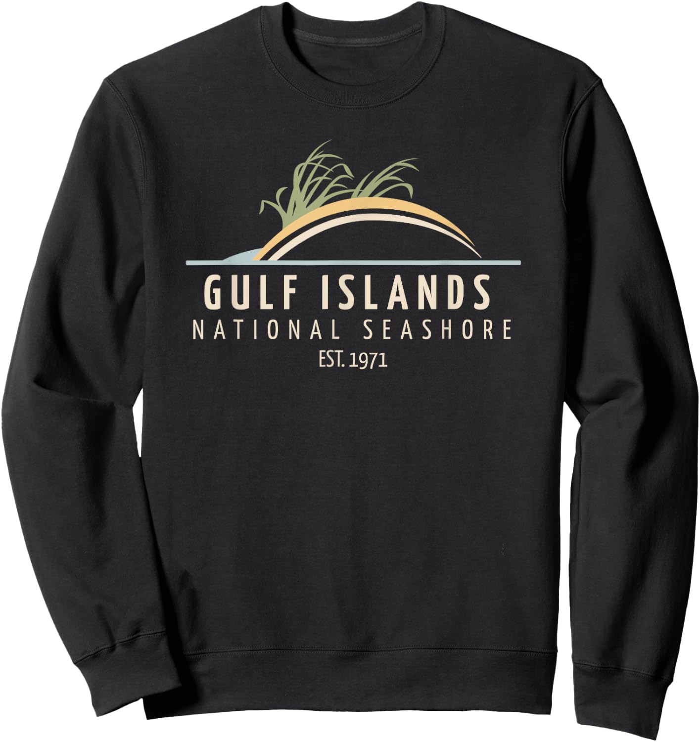 Souvenir Gift Gulf Islands National Seashore Sweatshirt - Sweatshirt | Black