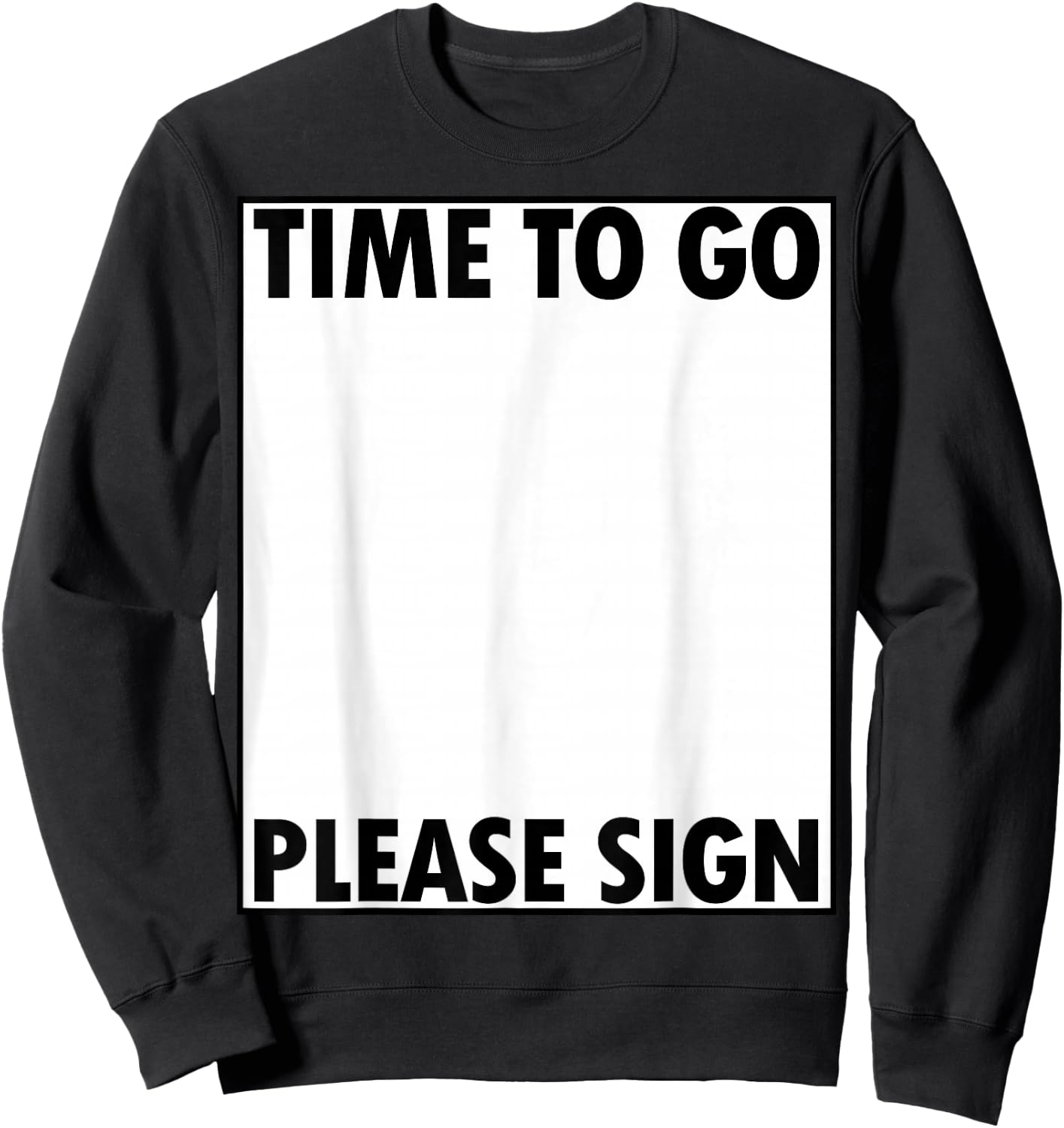 Parting Cheers Farewell Party Signature Collector Sign My Sweatshirt - Sweatshirt | Black